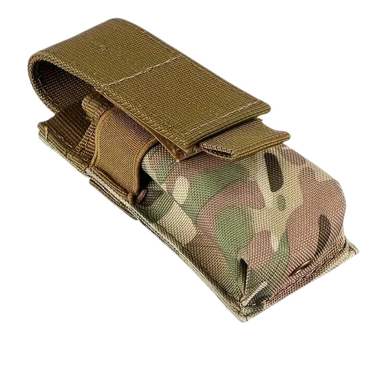 Looking for a compact and convenient way to carry your multitool or small folding knife? Look no further! This multifunctional pouch can easily attach to your webbing or backpack strap for easy and quick access. Plus, it measures at a portable 14x5.5x4cm. Don't miss out on this must-have addition to your gear! www.moralepatches.com.au