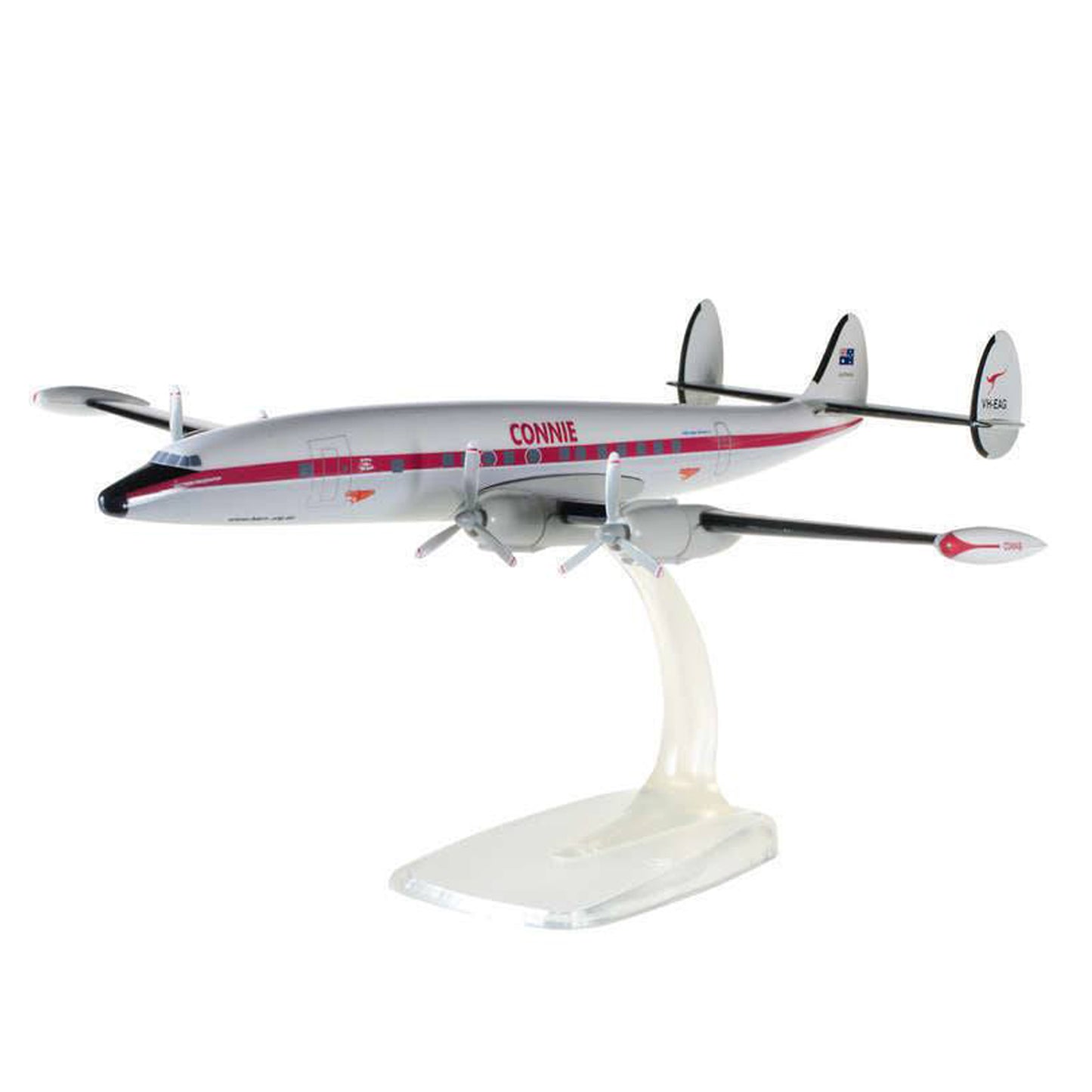 Elevate your aviation collection with this Herpa 1/125 scale SNAP HARS Lockheed C121C Super Constellation—a masterpiece for serious enthusiasts and historical aviation fans. This meticulously detailed model captures the golden age of aviation with exceptional craftsmanship and authenticity. www.moralepatches.com.au