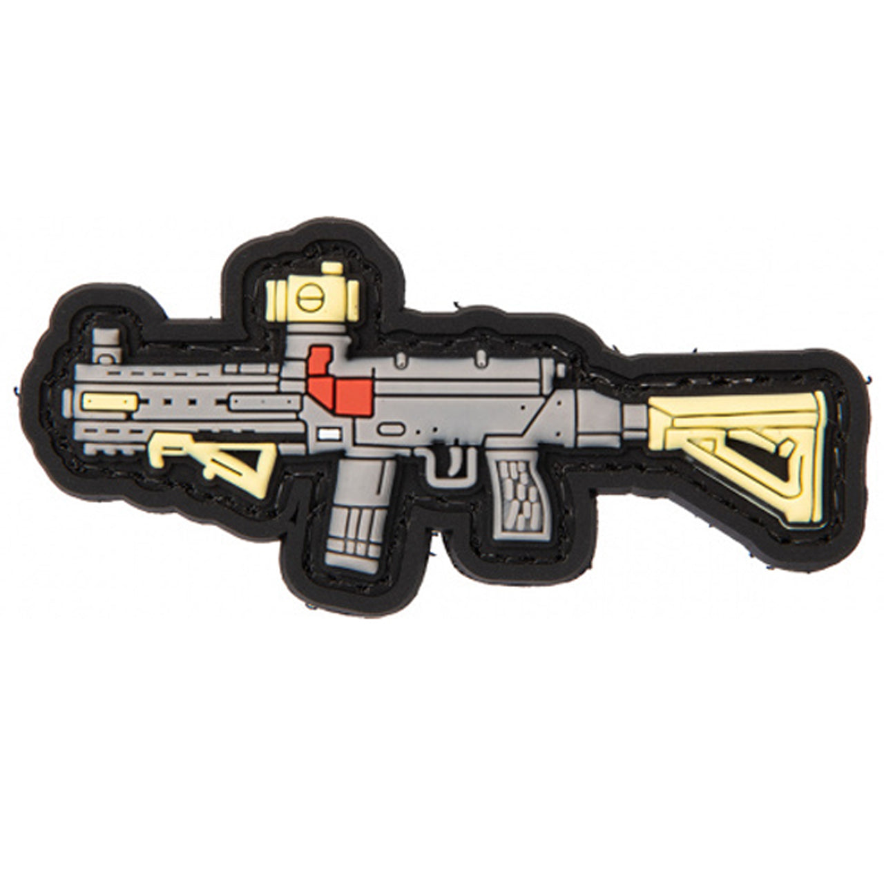 3D SA-58/FAL PVC Patch, Velcro backed Badge. Great for attaching to your field gear, jackets, shirts, pants, jeans, hats or even create your own patch board. Size: 7.2x3.5cm