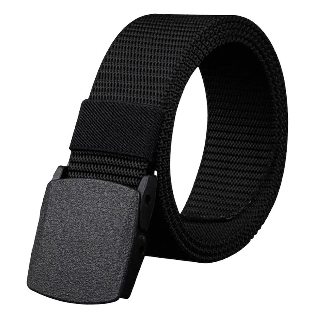 Nothing worse than having to take your belt off at the airport, this belt is the solution as it has no metal in it's design and is very solid and sturdy. This is also a good belt for out in the field as it sits really tight when done up unlike other non clipped belts that can lengthen when worn over time. www.moralepatches.com.au