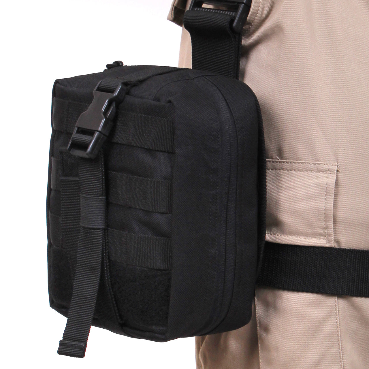 Rothco presents the Drop Leg Medical Pouch. These heavy-duty leg pouches are great for storing items that are needed at a moment’s notice, such as first aid supplies, emergency equipment, and survival gear. Keep these items at your side by attaching the utility pouch to your belt and leg. This is especially useful for when you’re in the field or great outdoors. www.moralepatches.com.au