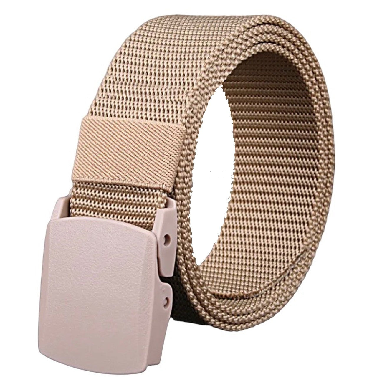 Nothing worse than having to take your belt off at the airport, this belt is the solution as it has no metal in it's design and is very solid and sturdy. This is also a good belt for out in the field as it sits really tight when done up unlike other non clipped belts that can lengthen when worn over time. www.moralepatches.com.au