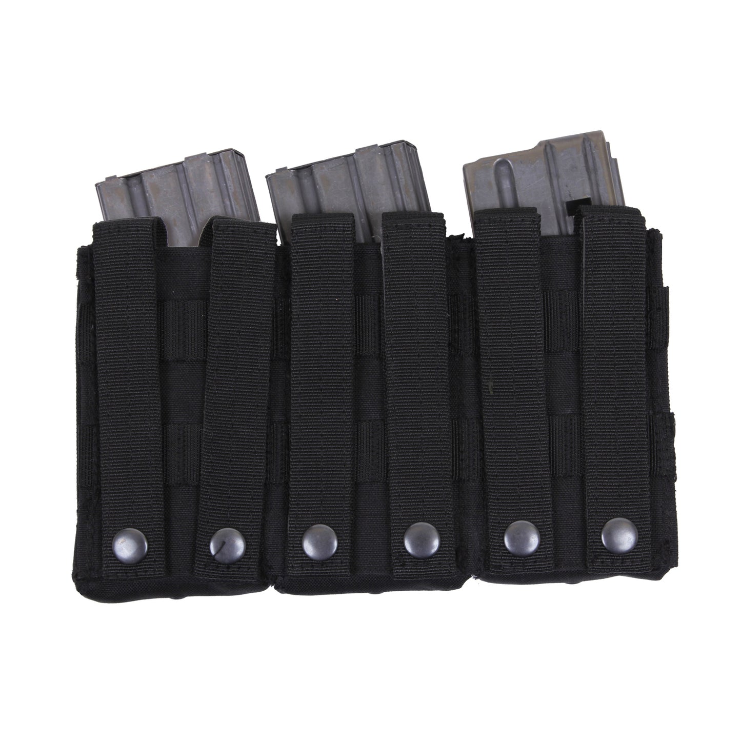 Elevate your tactical gear with the MOLLE Open Top Triple Mag Pouch, the ultimate solution for carrying extra rifle mags. Crafted for versatility and durability, this pouch seamlessly integrates with your MOLLE-compatible plate carrier vest, tactical pack, or any gear featuring a MOLLE panel. www.moralepatches.com.au