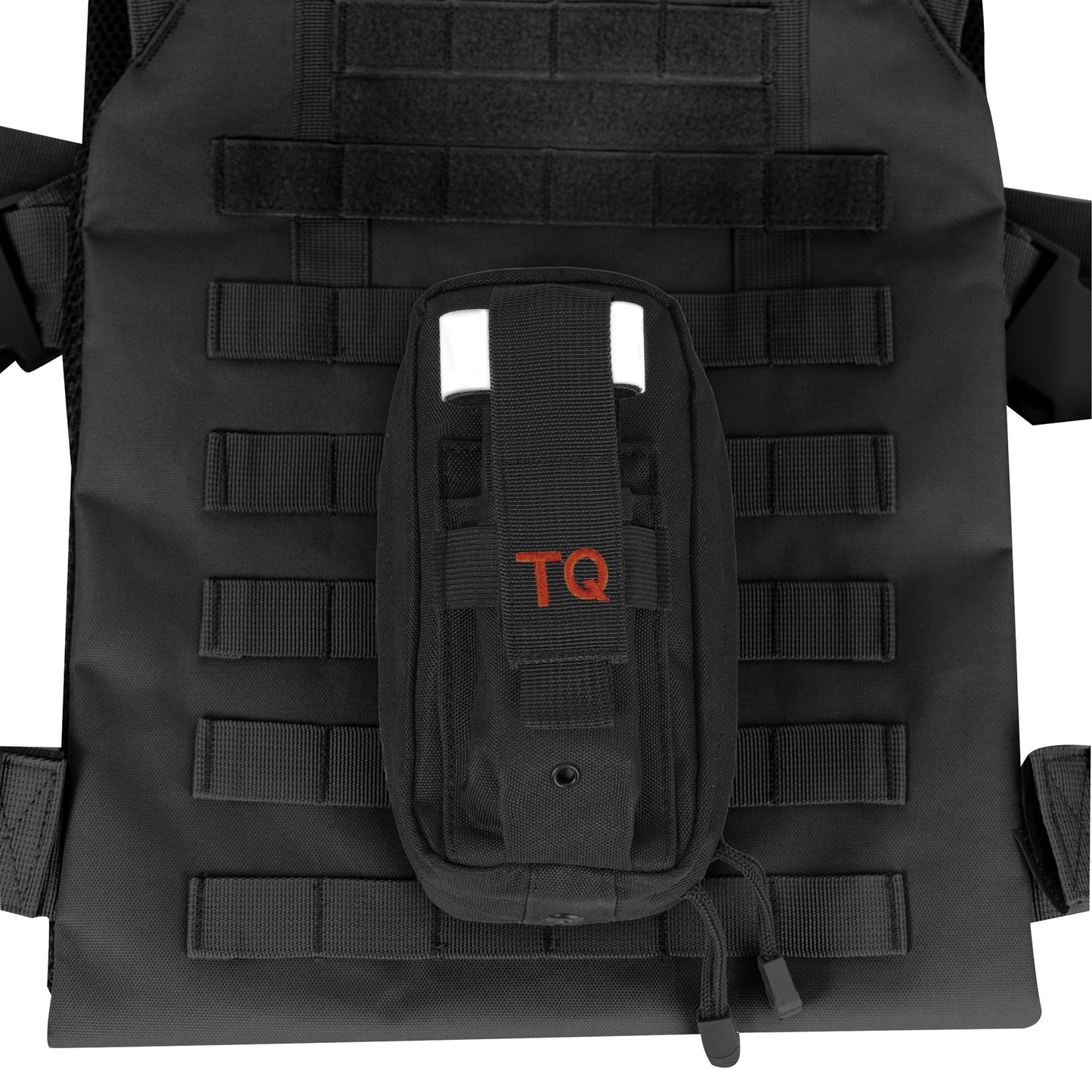 Fast Action First Aid Tourniquet Pouch is designed for rapid access to first-aid gear in situations where every second counts. The exterior pocket secures your tourniquet with a webbing flap featuring a hook and loop closure and elasticized polyester for a secure fit. The fast action pull tab allows easy one-handed access for self-use. www.moralepatches.com.au