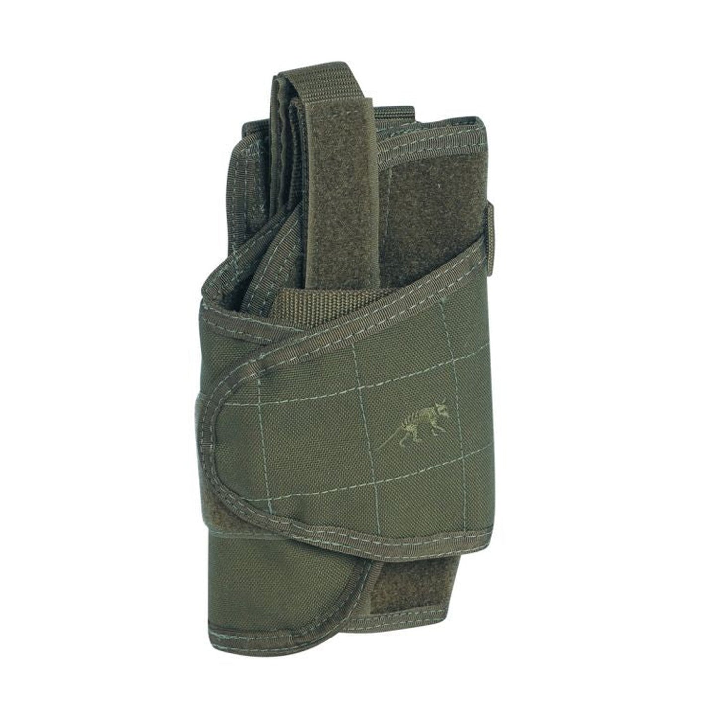 The Tasmanian Tiger Tac Holster MK II in Coyote offers an adjustable design that securely attaches to MOLLE systems, providing a versatile and dependable pistol carry solution. www.moralepatches.com.au