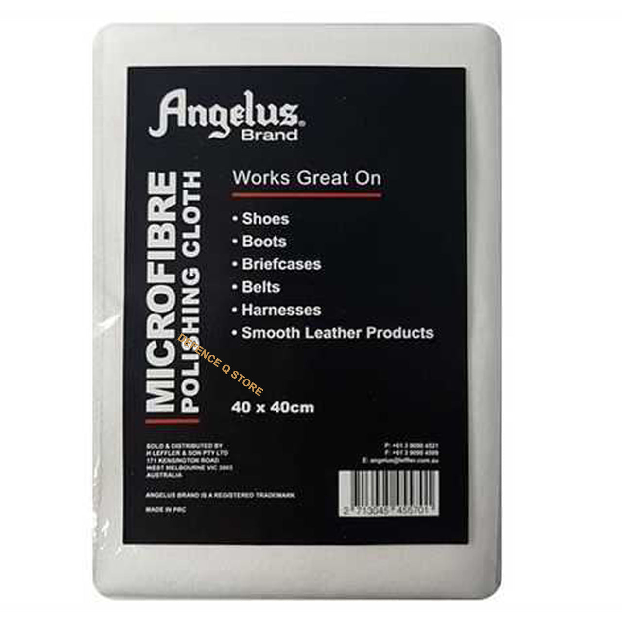 Transform your brass, leather, belts, and shoes with our Angelus Microfibre Polishing Cloth White. This cloth is expertly crafted from microfibre and specially treated to deliver stunning results, providing an unmatched shine that will elevate your belongings to new heights. www.moralepatches.com.au