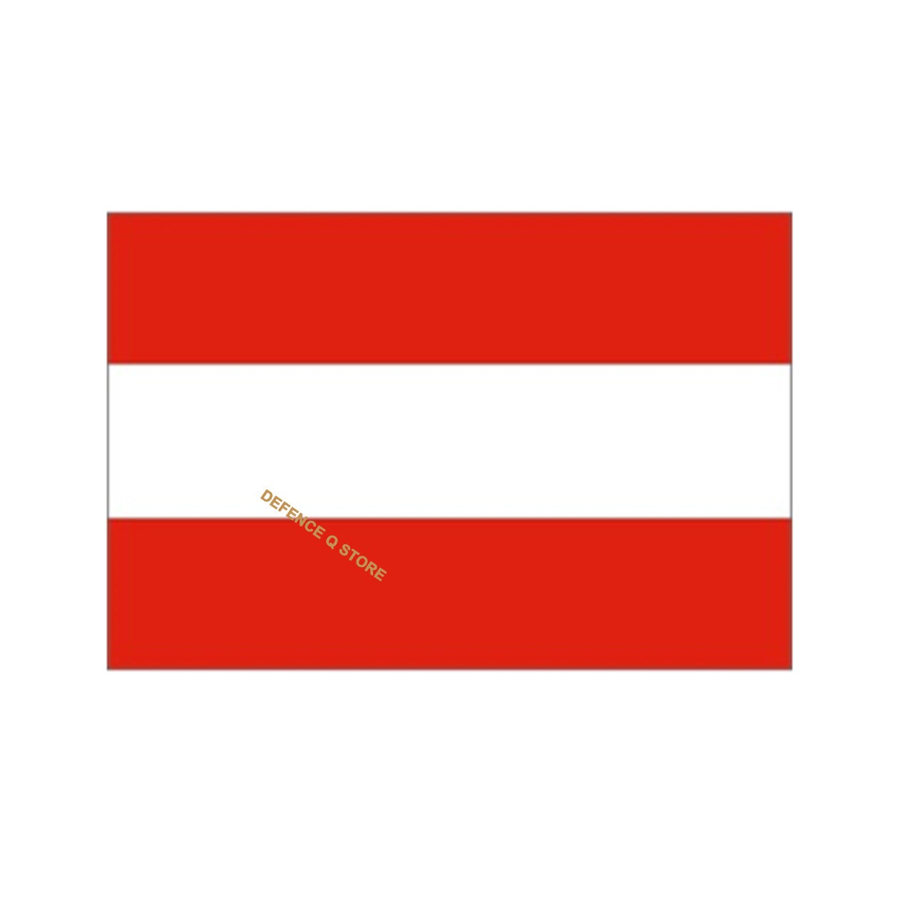 The Austrian Flag has been used since the Battle of Acre in 1191. According to legend, the white tunic of Leopold V of Babenberg, Duke of Austria, was so bloodstained that the only part which remained white was underneath his sword belt. This inspired the triband design of the Austrian flag with 3 horizontal stripes of red, white and red again. This flag was not used after unification with Nazi Germany in 1938, however reappeared when independence was restored in 1945. www.moralepatches.com.au