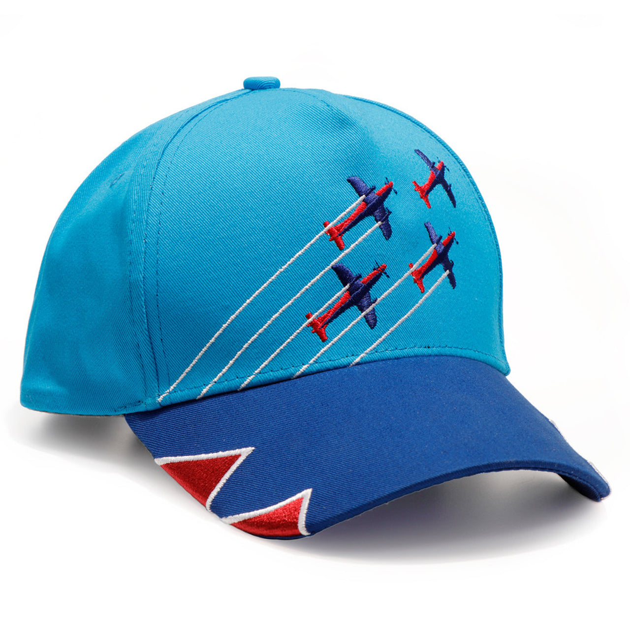 A must have for any air show enthusiast. This quality Aerobatics Cap heavy brushed cotton cap features the much-loved visual of a flight formation beautifully captured in quality embroidery. www.moralepatches.com.au