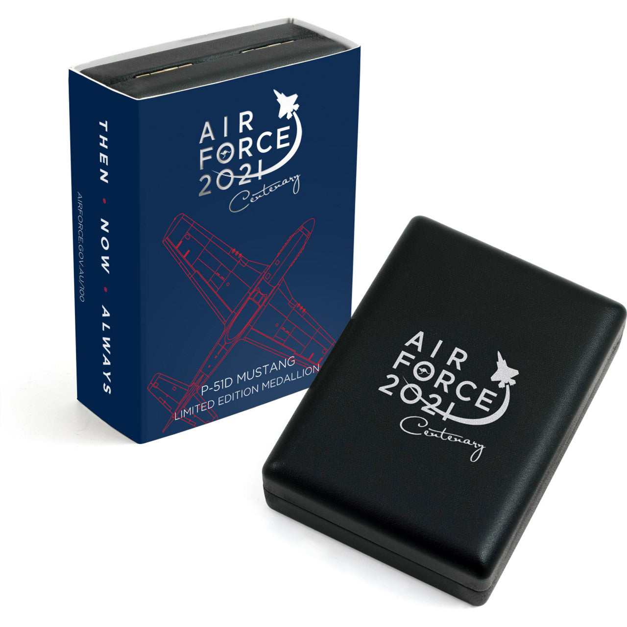 The sensational Air Force 100 Limited Edition Medallion - P-51D Mustang is a must-have for aviation enthusiasts and collectors. This exclusive limited edition medallion commemorates the Air Force Centenary and is a perfect way to own a piece of history. With only 500 releases worldwide, this medallion is a rare find. www.moralepatches.com.au