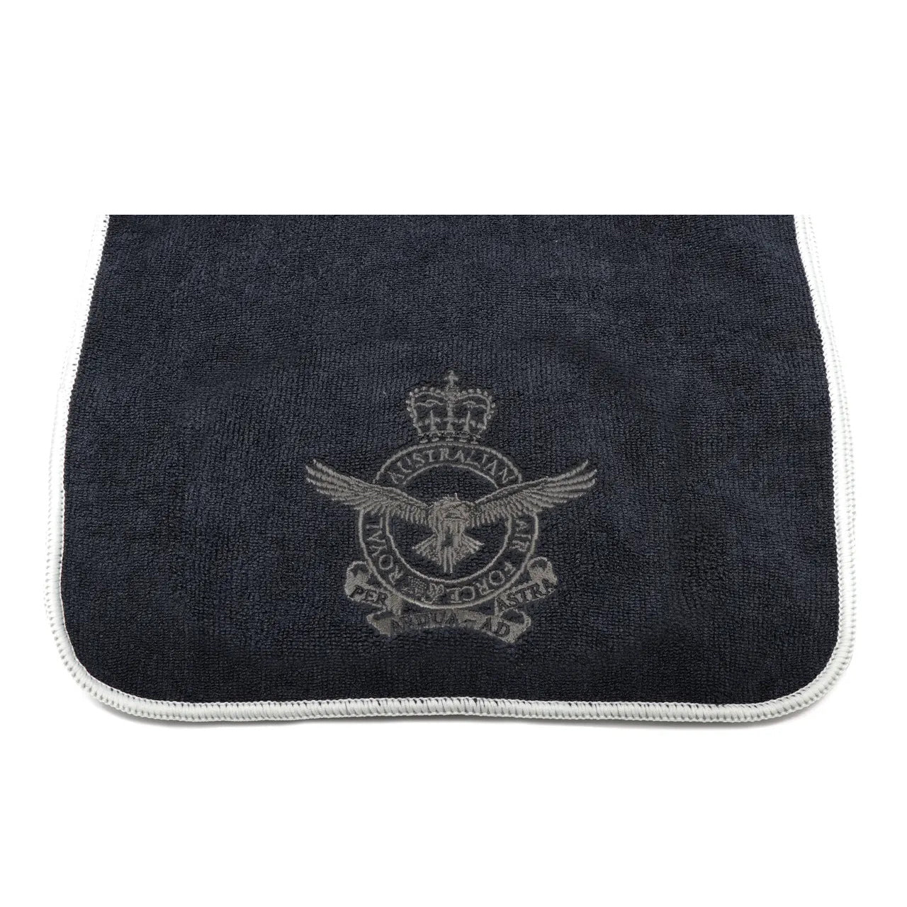 Take your workouts to the next level with the Air Force Active Towel. The ultra-absorbent microfiber material ensures that you stay dry and comfortable during even the most intense gym sessions. Plus, its compact size makes it perfect for any athletic pursuit, without adding extra weight to your gym bag. Also with its fine stitch edge overlocking, you'll experience ultimate comfort every time you use it.
300mm x 1000mm www.moralepatches.com.au