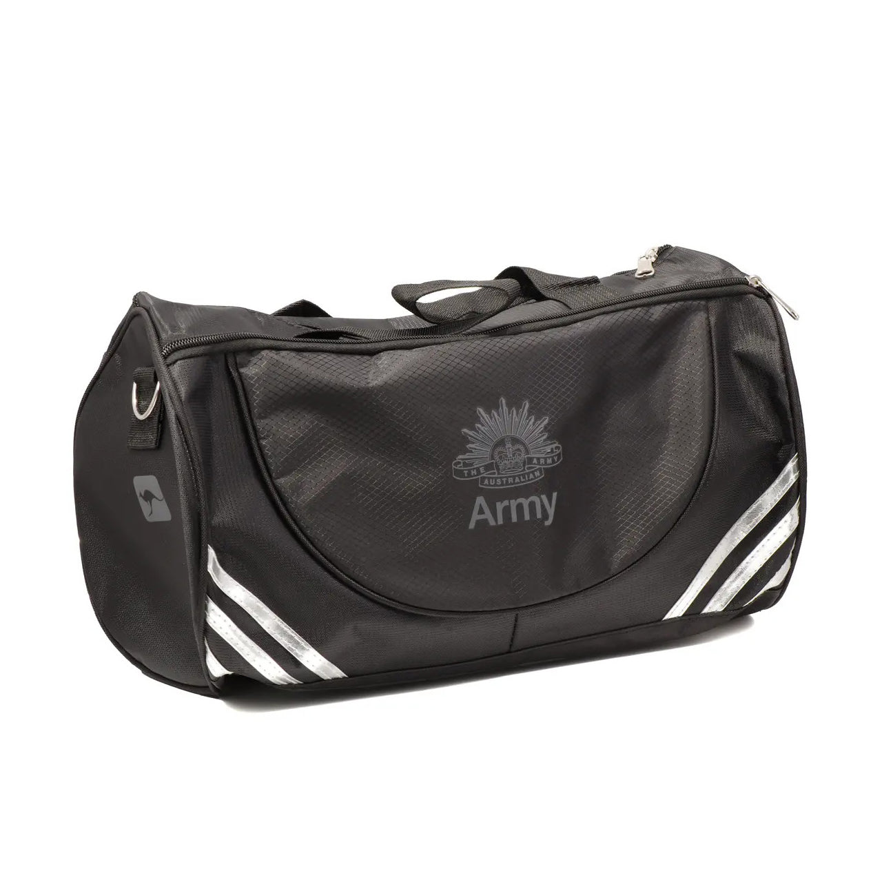 This gym bag is crafted from durable 600D polyester weave, making it tough and long-lasting. It includes a removable strap and convenient carry handles, as well as slip pockets on the front and side. Get ready to take your workout to the next level with this high-quality gym essential! www.moralepatches.com.au