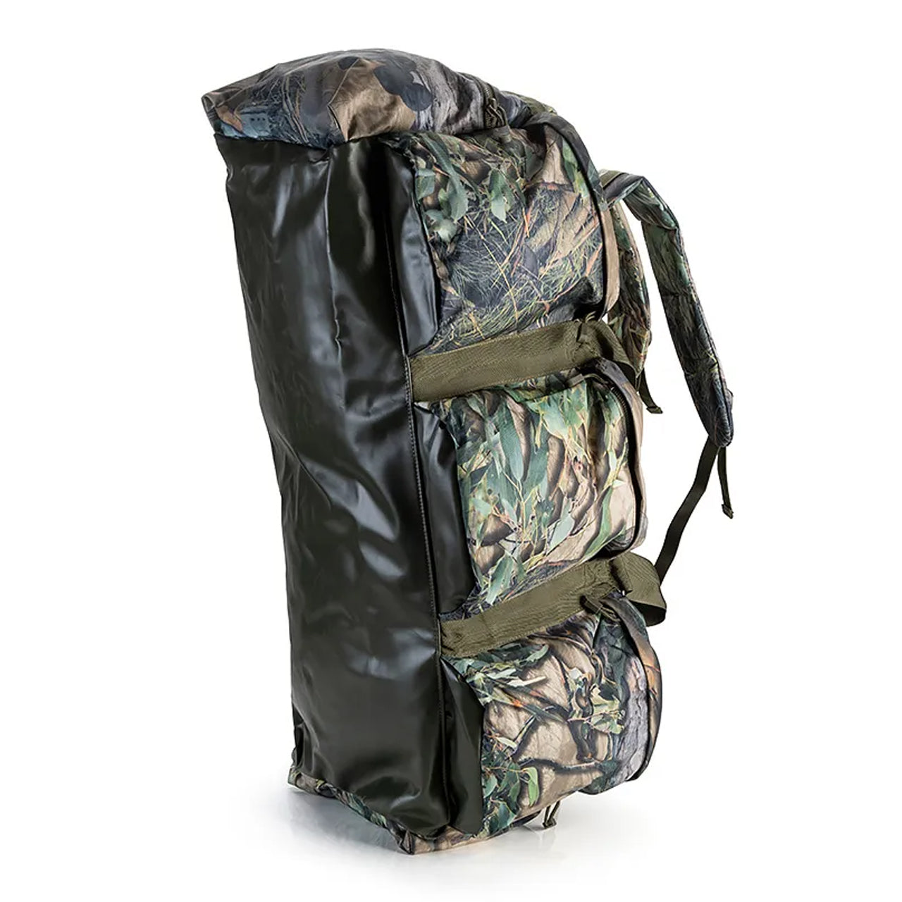 Experience the rugged outdoors with Austealth's Native Camouflage 100L Duffle Bag! Made of 900D Oxford Fabric for superior strength and waterproofing, this bag has everything you need to conquer any terrain. www.moralepatches.com.au
