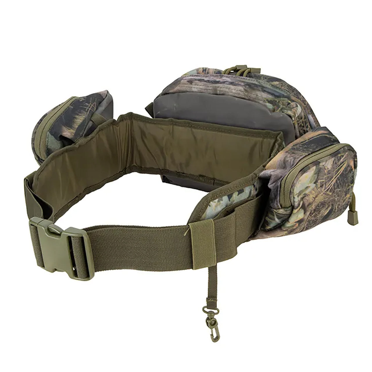 Discover alluring styles with Austealth's Native Camouflage Bum Bag. Knitted fabric with a PVC coating gives this 400gsm bag plenty of padding on the waist. Extra straps and toggle zips get the job done, plus side pockets with YKK zips for convenience! www.moralepatches.com.au
