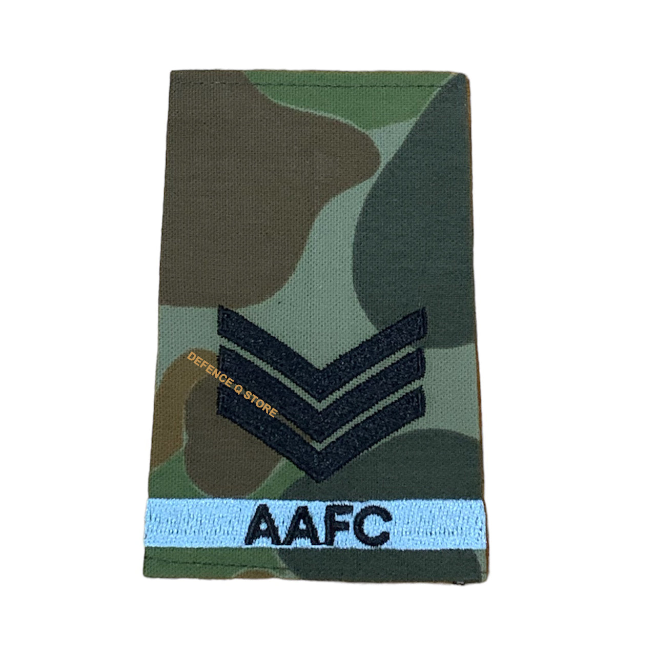 AAFC Australian Air Force Cadets Cadet Sergeant CSGT Auscam Rank Insignia DPCU Sold as x1 Rank Slide Only www.moralepatches.com.au