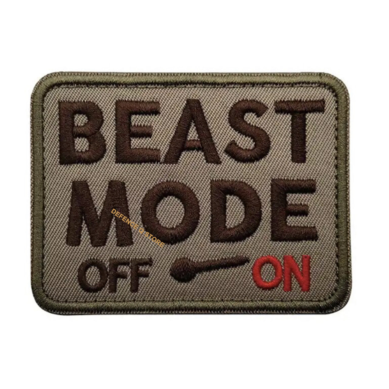 Transform into your strongest self with the Beast Mode Patch Hook & Loop, measuring 8x6cm! Unleash your inner power and conquer every challenge with confidence and style. www.moralepatches.com.au