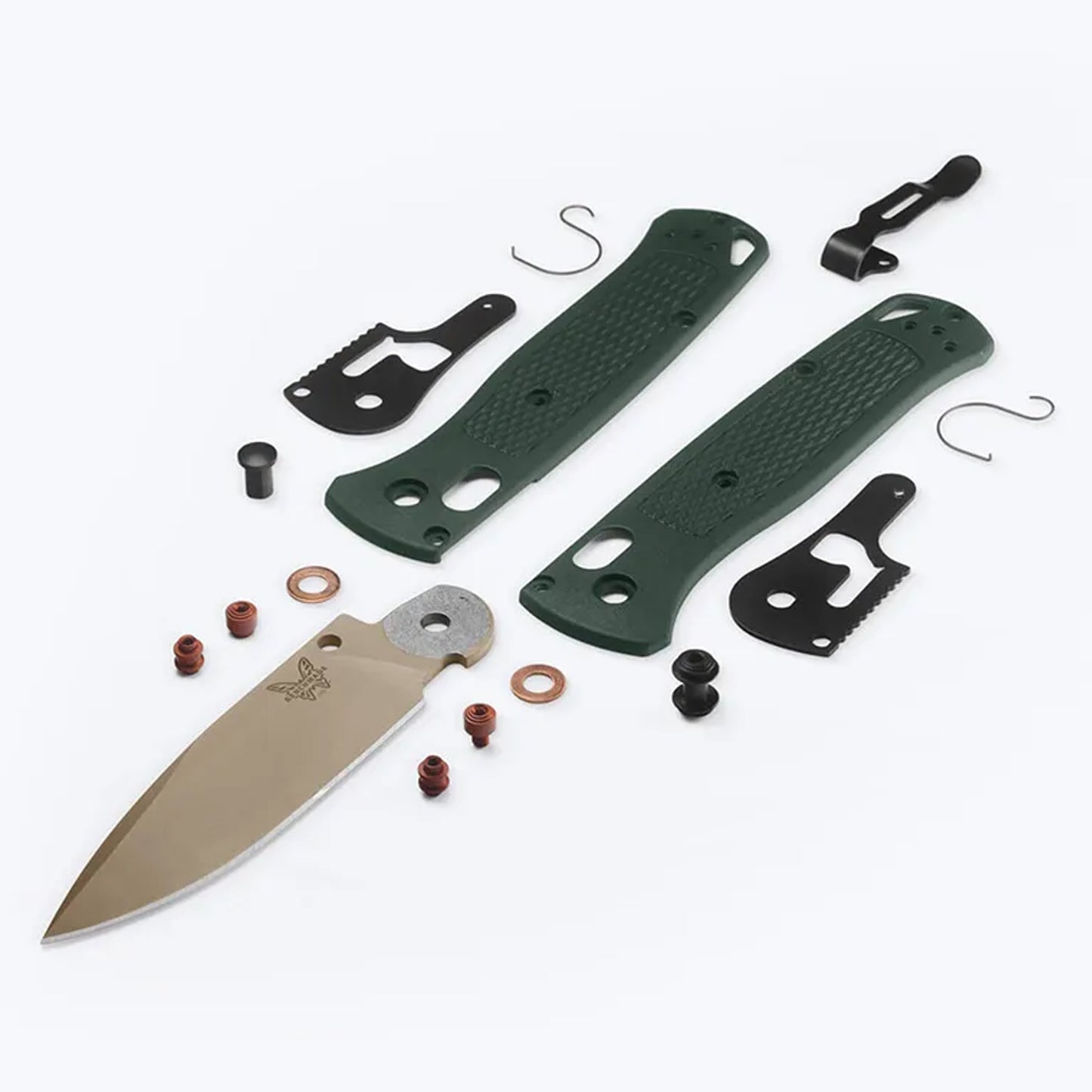 Limited release for 2026 Season 1 - The Bugout gets a seasonal refresh with a Taiga Green Grivory® handle and McMillan Tan Cerakote blade. Paired with Burnt Copper accents, this limited variant is built for adventure while keeping weight to a minimum. Tip-down black oxide mini deep carry clip. Made in U.S.A. www.moralepatches.com.au