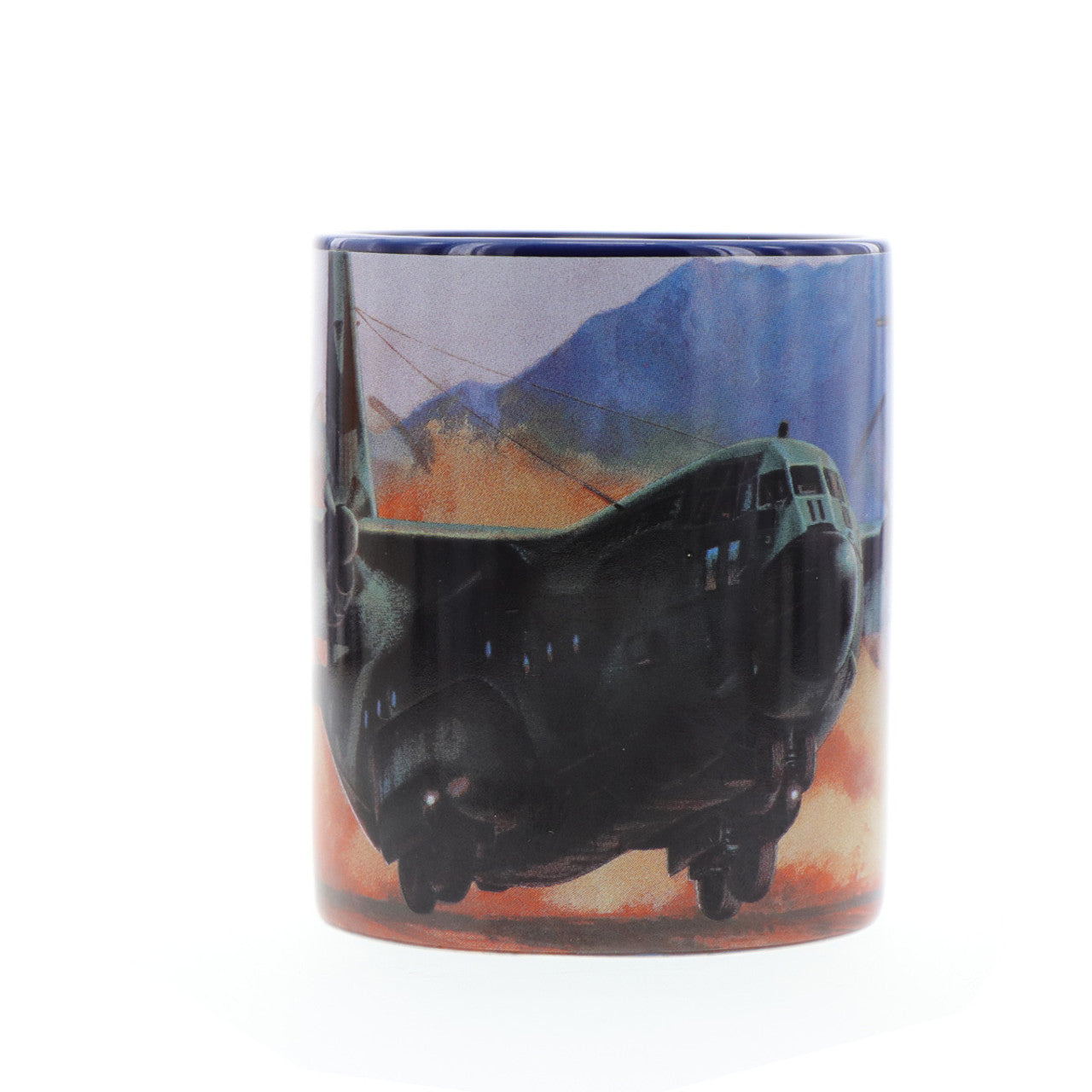 With a beautiful depiction of the workhorse C-130 Hercules and a schematic of the aircraft in the base, this mug is both eye-catching and unique. Made from durable ceramic with an easy-grip handle and scratch-resistant finish, it is perfect for enjoying hot or cold beverages. www.moralepatches.com.au