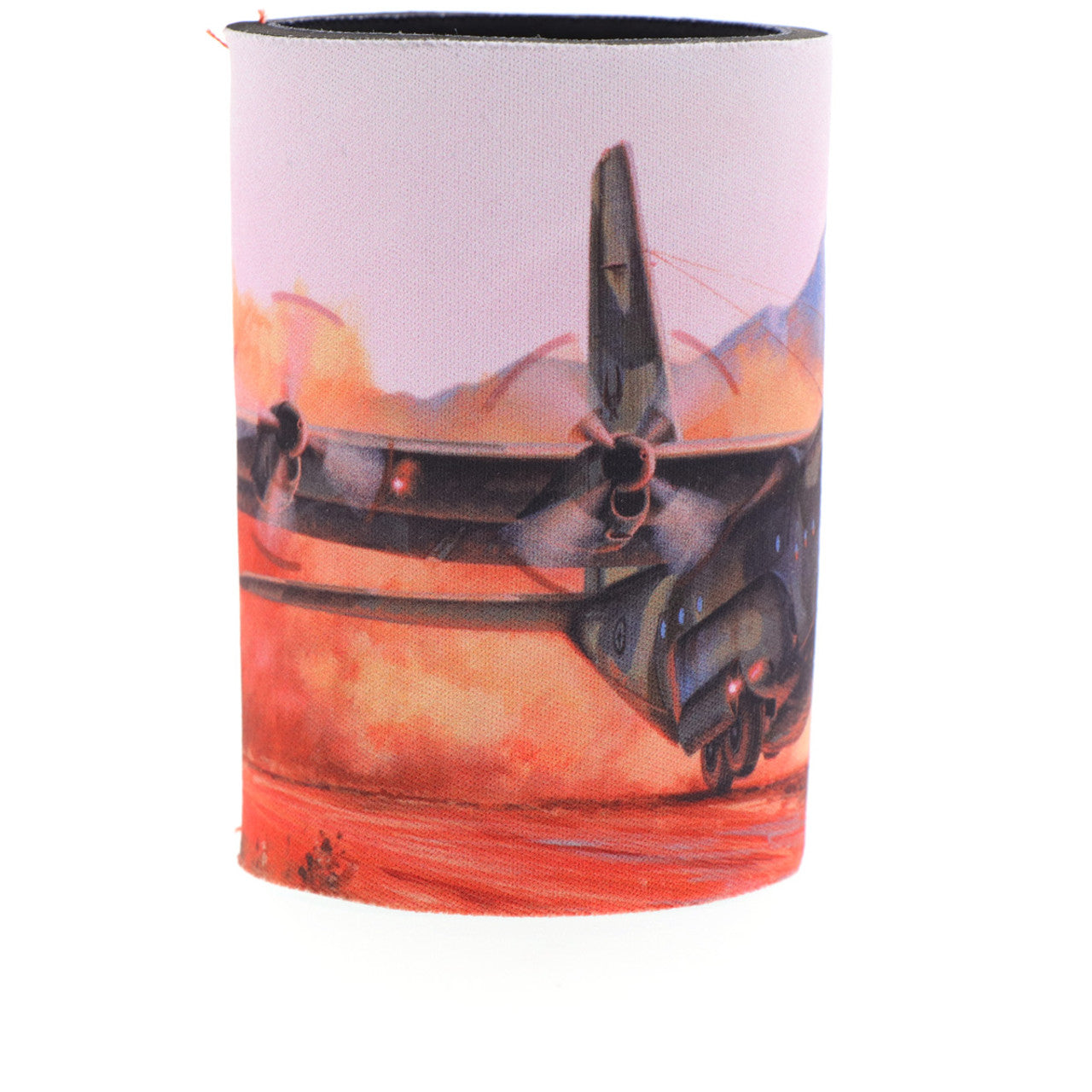 he durable neoprene material ensures that your drinks stay cold for hours, while the beautiful artwork depicting the C-130 Hercules adds a touch of style to your mornings. This cooler is perfect for sharing with family and friends. Don't miss out on this unique piece from the Iconic Aviation Collection. www.moralepatches.com.au