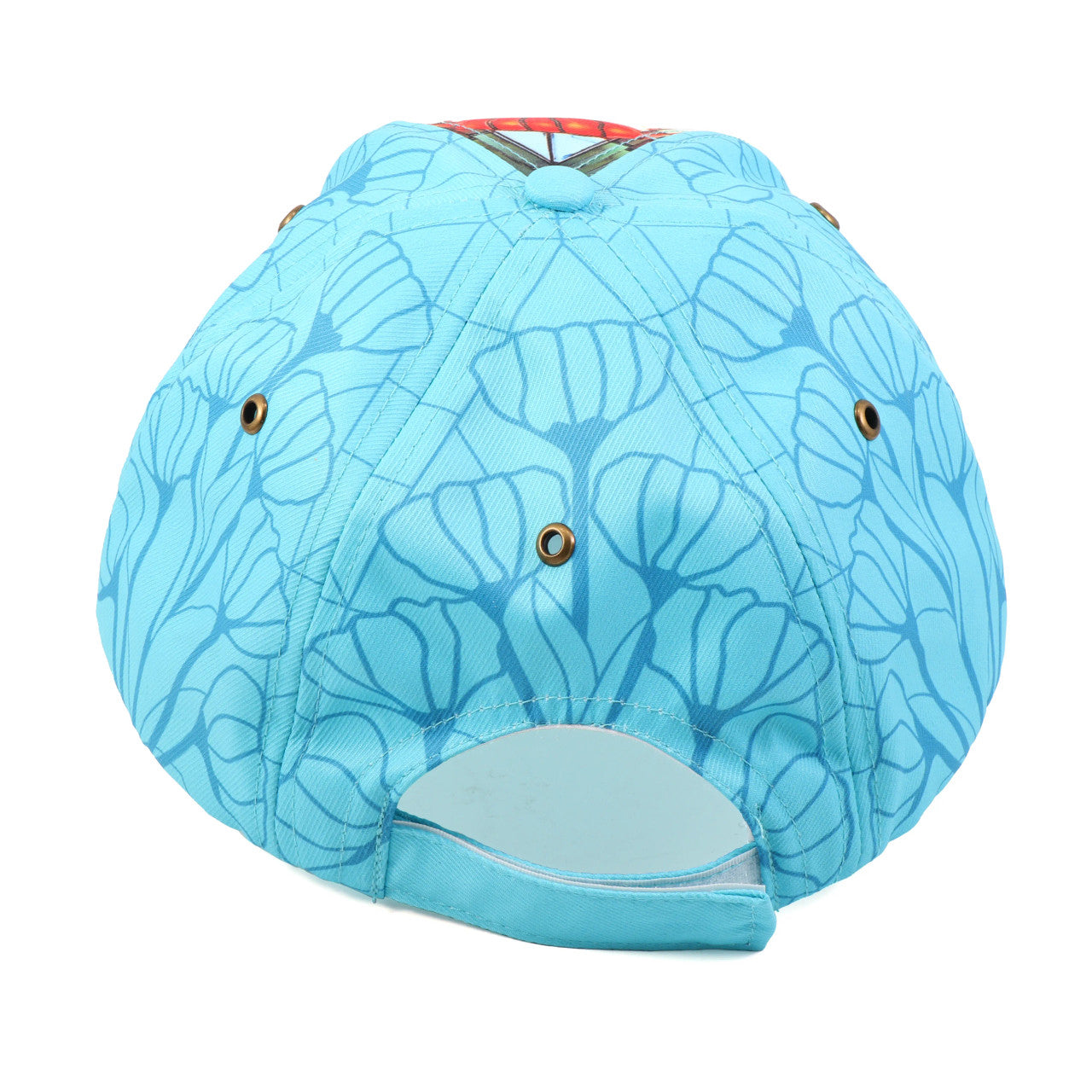 This exquisite panel cap features a seamless front panel displaying a stunning full-colour stained-glass poppy design. The aqua-coloured cap also showcases a subtle line art rendition of the same poppy motif on its remaining panels. Enhanced with deep turquoise piping along the brim, this cap exudes a polished look. With an adjustable hook-and-loop strap, it offers a perfect fit. www.moralepatches.com.au