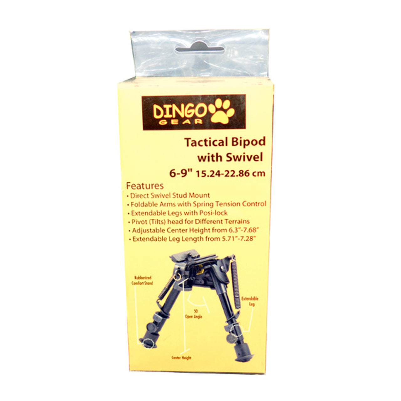 The DINGO Gear Swivel Head Bipod is built with the toughest alloy steel and equipped with a mounting system that fits the Weaver-Picatinny rail, our bipods are an ideal accessory for most rifles and will give you a stable rest while hunting or shooting. www.moralepatches.com.au