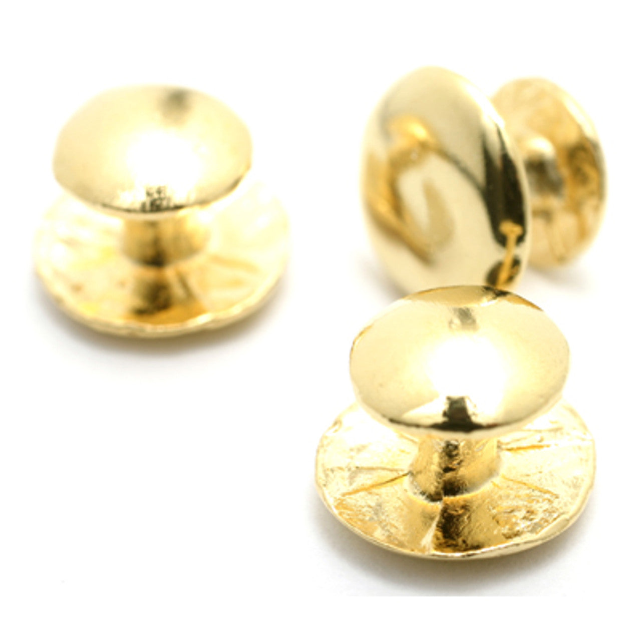 This set of 3 Dress Studs in Gold are perfect for your Mess Uniform. They are crafted with metal for durability, ensuring they will last. The standard size and elegant gold colour make them suitable for any occasion. Enjoy wearing a sophisticated accessory to your Mess Uniform. www.moralepatches.com.au