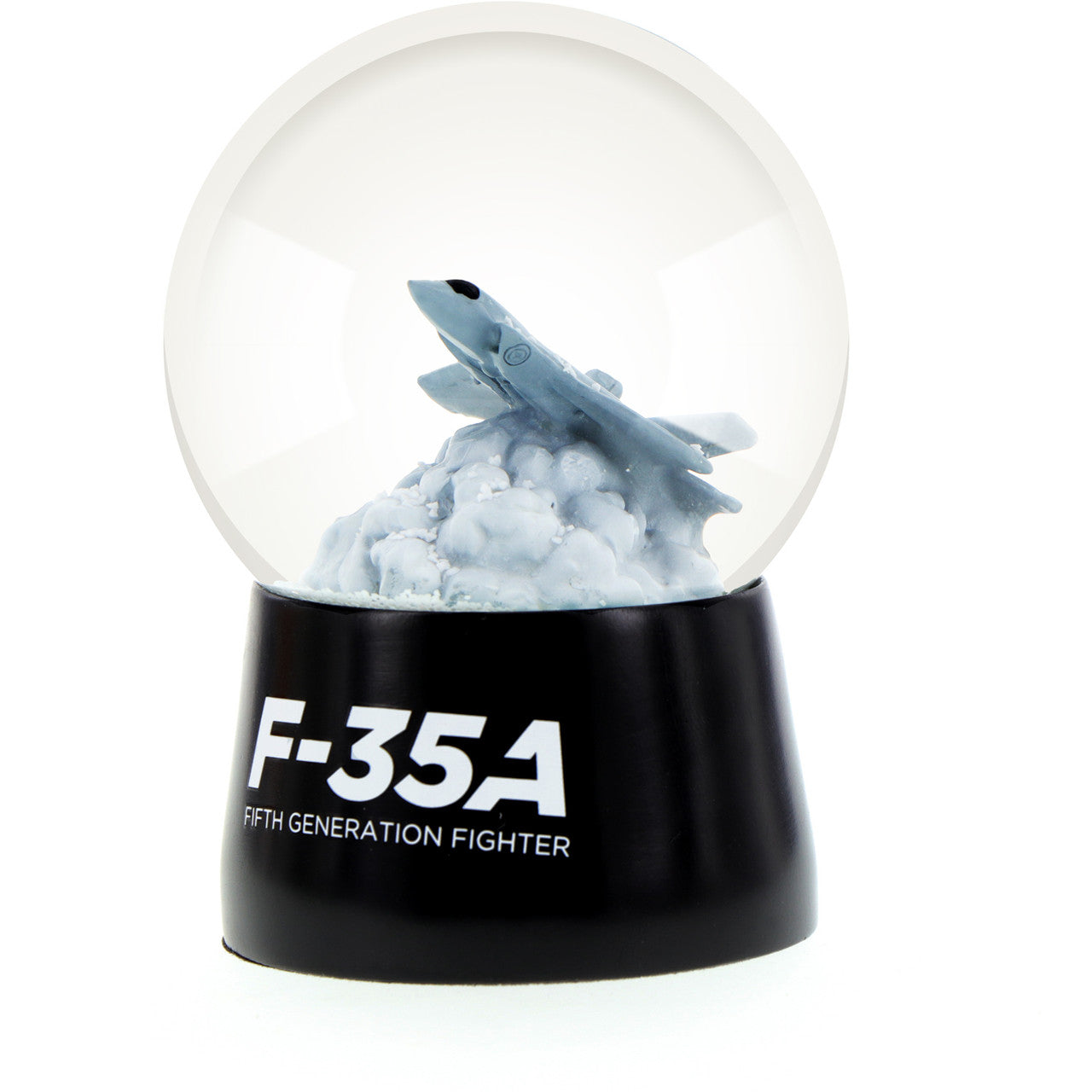 Give the snow globe a shake and be mesmerized as the F35-A bursts through the clouds, soaring to an impressive altitude of over 14,000 metres! This stunning snow globe captures the thrill and excitement of aviation, making it a perfect gift for aviation enthusiasts and collectors alike. www.moralepatches.com.au