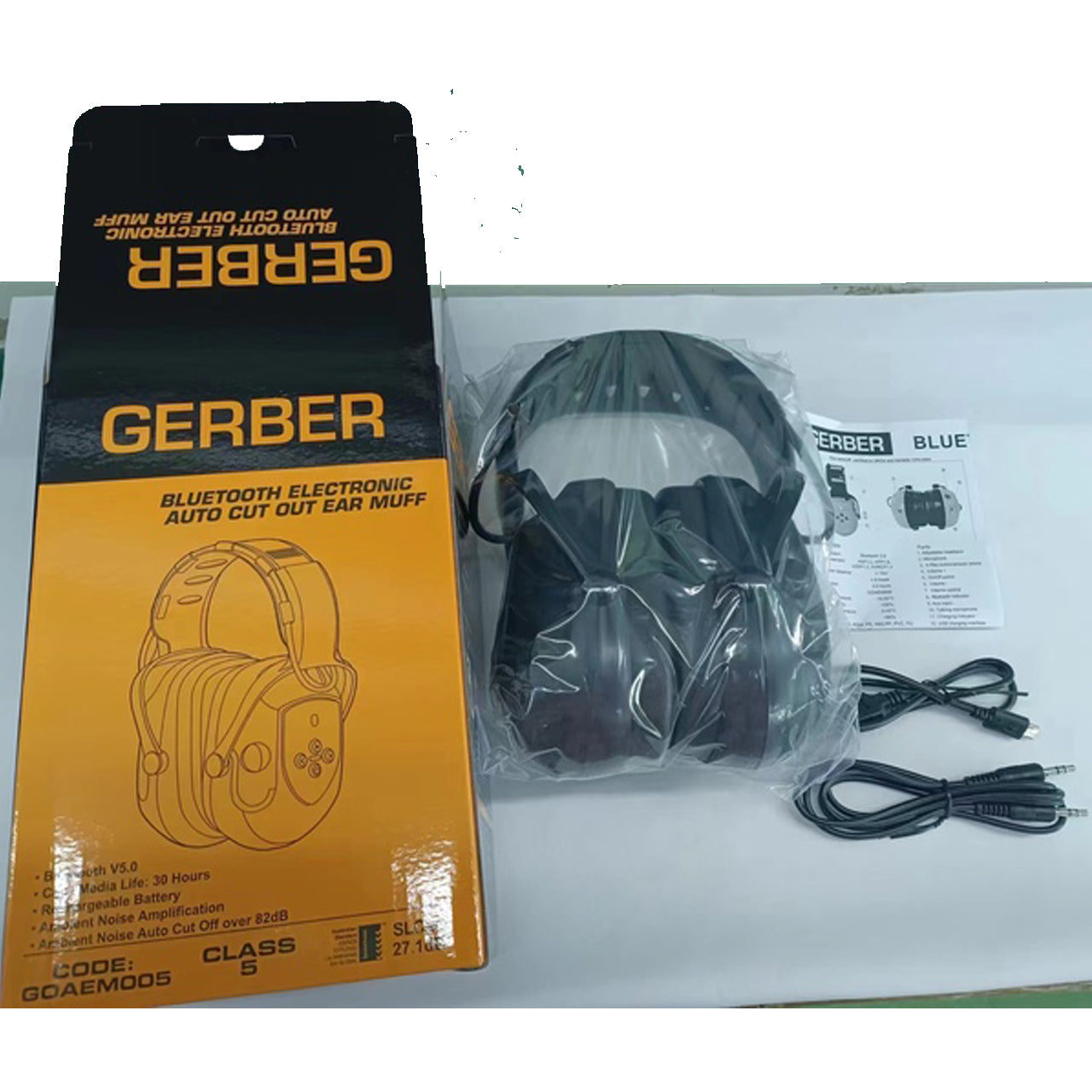 Get everything covered up 1 pair of earmuff hearing protection. Electronic Ear Muffs for ambient noise amplification up to 5x, automatic amplification when noise detected above 82dB. Bluetooth V5.0 connectivity to connect mobile or media device for listening or calls wire free. www.moralepatches.com.au