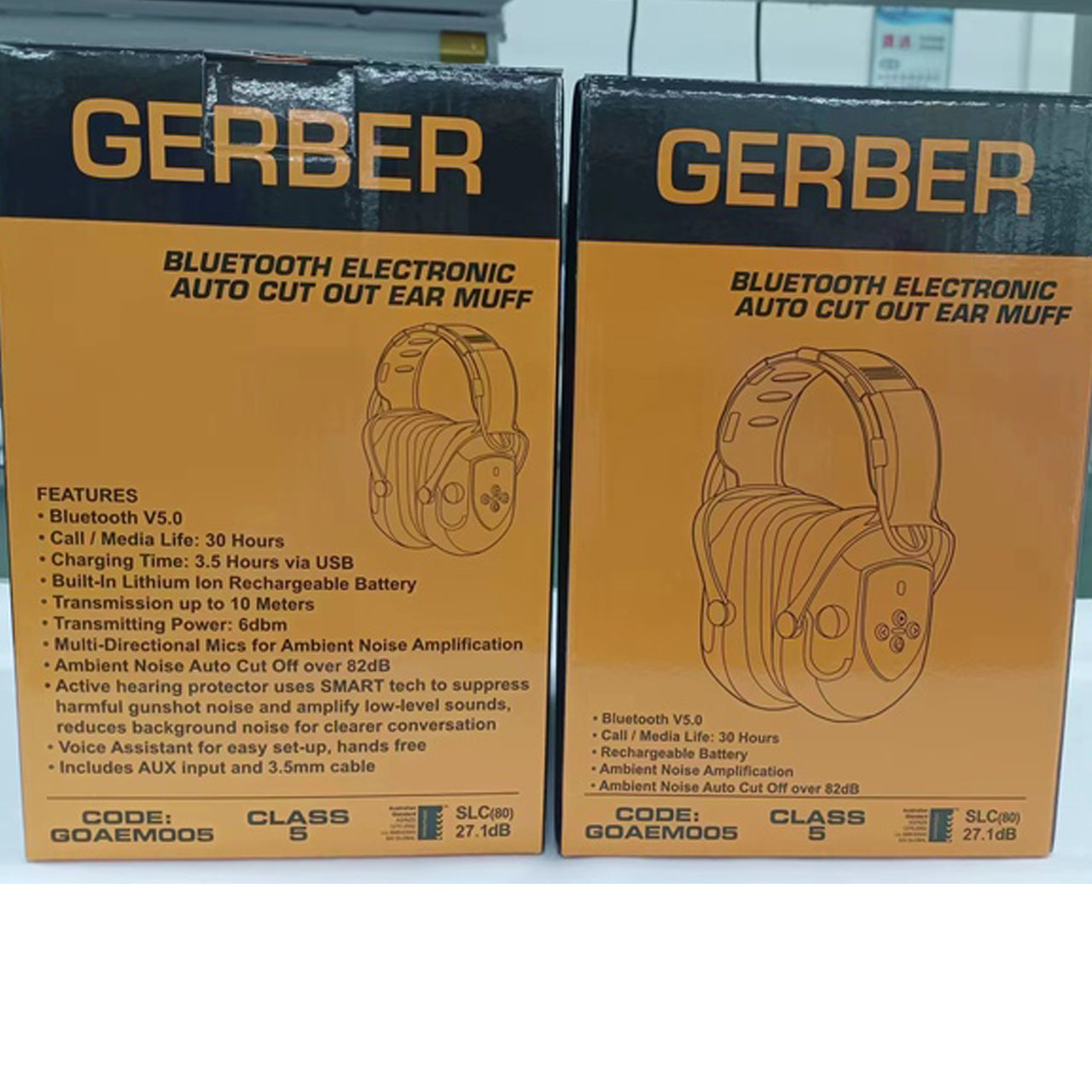 Get everything covered up 1 pair of earmuff hearing protection. Electronic Ear Muffs for ambient noise amplification up to 5x, automatic amplification when noise detected above 82dB. Bluetooth V5.0 connectivity to connect mobile or media device for listening or calls wire free. www.moralepatches.com.au