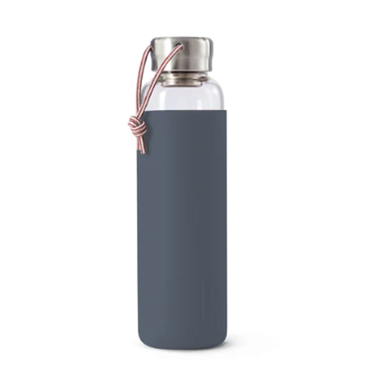 A 600ml / 20 fl oz Borosilicate glass bottle with a protective non-slip sleeve, convenient carry loop and full glass and Stainless steel contact with water. www.moralepatches.com.au