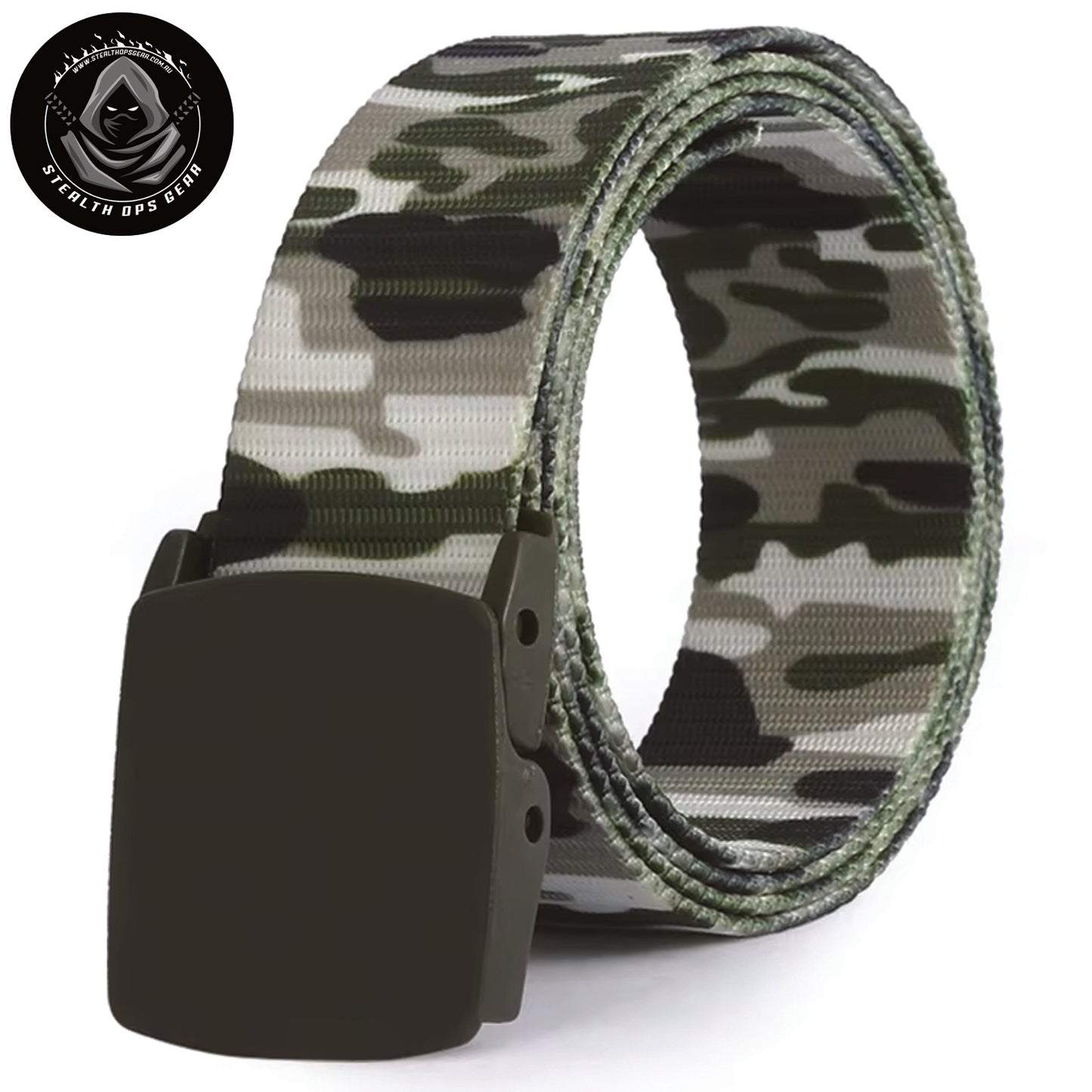 Nothing worse than having to take your belt off at the airport, this belt is the solution as it has no metal in it's design and is very solid and sturdy. This is also a good belt for out in the field as it sits really tight when done up unlike other non clipped belts that can lengthen when worn over time. www.moralepatches.com.au