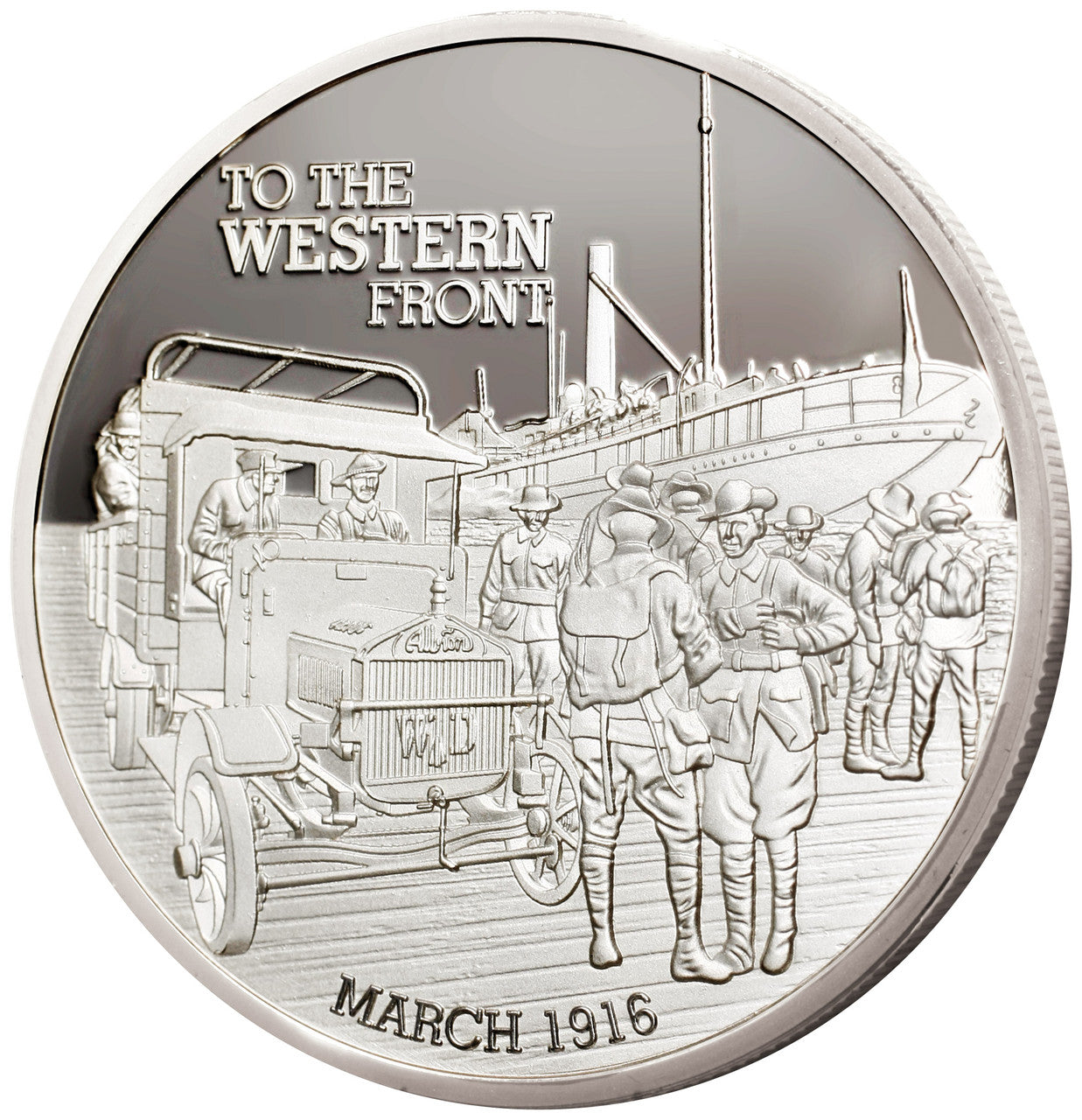 The limited edition Sands of Gallipoli Silver Medallion is a tribute to the brave Australian Imperial Force who fought on the Western Front during World War I. www.moralepatches.com.au