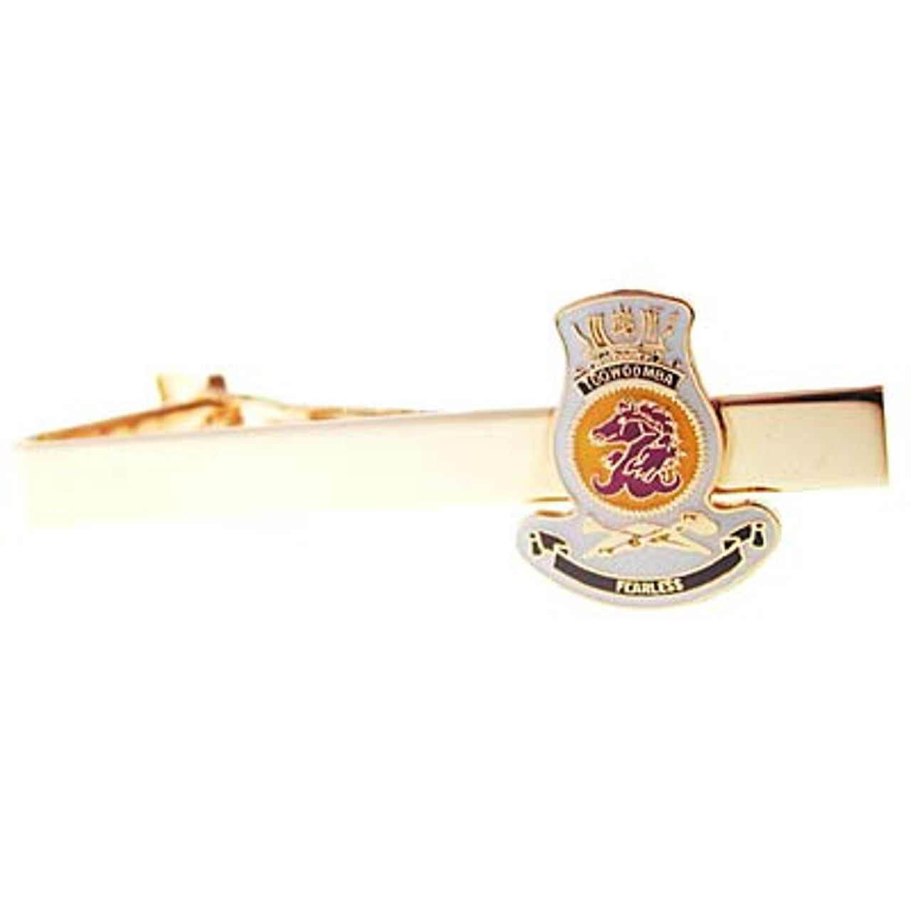 Add a touch of elegance to your look with the HMAS Toowoomba 20mm enamel tie bar! Crafted with gold-plated material, this gorgeous tie bar is perfect for any work or formal occasion. www.moralepatches.com.au