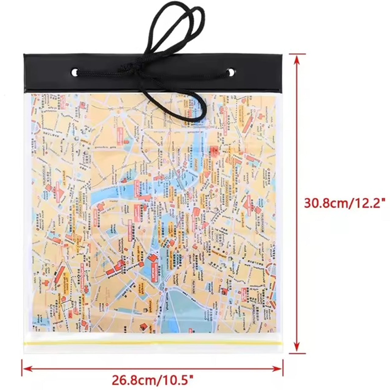 This incredible Waterproof Map Case by Stealth Ops Gear boasts a durable PVC material and features a reliable zipper closure to protect your maps from water damage. With a clear design and a generous size of 30.8x26.8cm, you'll be able to keep your maps safe and dry on any adventure! www.moralepatches.com.au