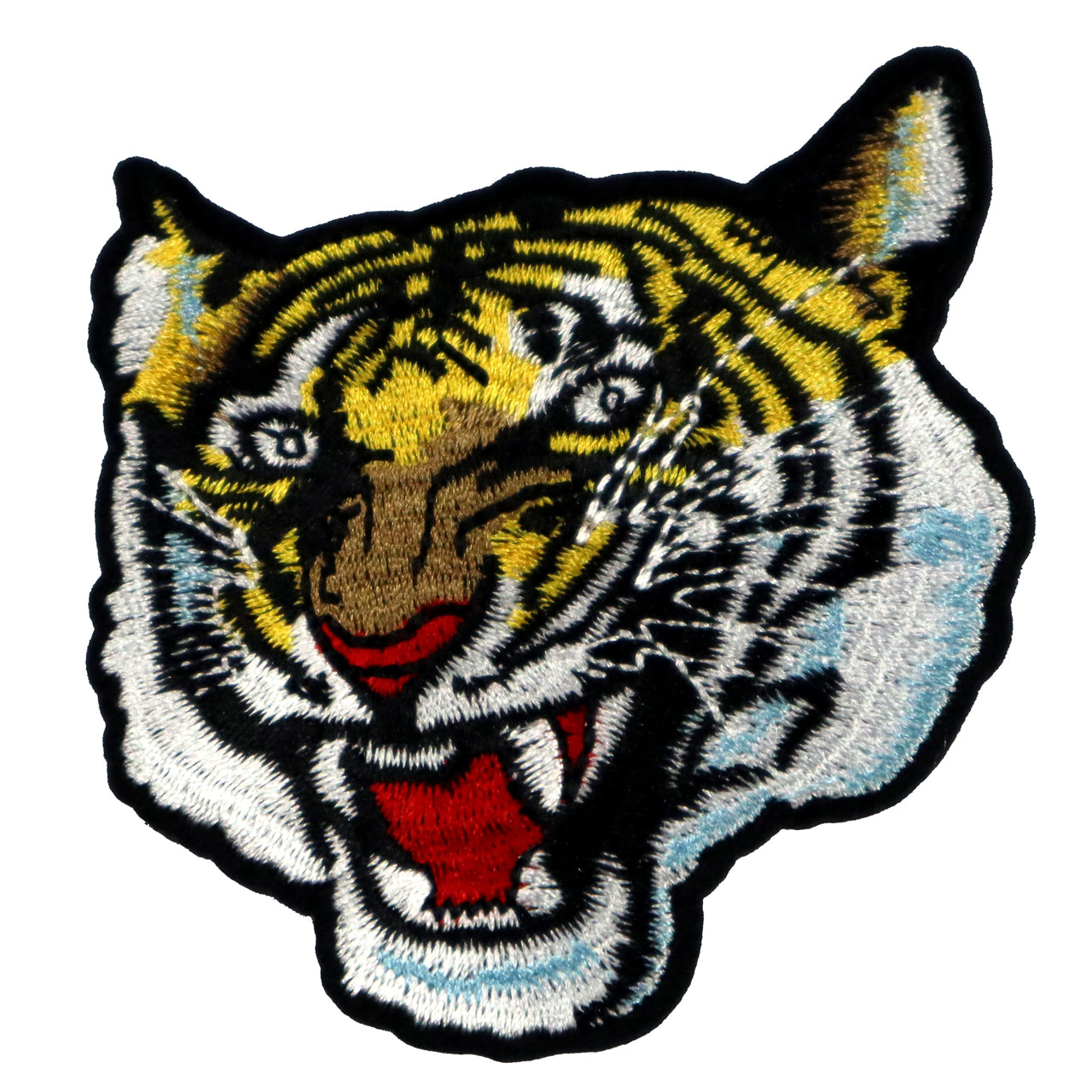 Tiger Iron On Patch. Great for attaching to your jackets, shirts, pants, jeans, hats. Size: 7.6x8cm www.moralepatches.com.au