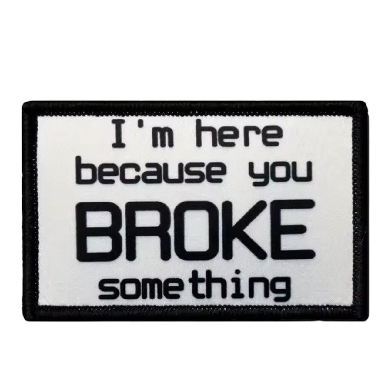 This Patch Hook & Loop is the perfect solution for when things break! Measuring at 8x5cm, it's the ideal size for all your patching needs. Trust me, you won't want to go without it! www.moralepatches.com.au