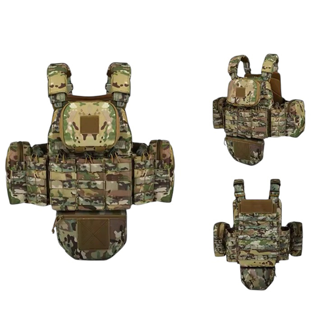 It boasts a high precision fabric and numerous pouches for storage, including a rear bladder carrier, two side pouches for flasks or other mid-sized items, a top admin pouch, 5 magazine pouches, and an under vest pouch for extra gear. www.moralepatches.com.au