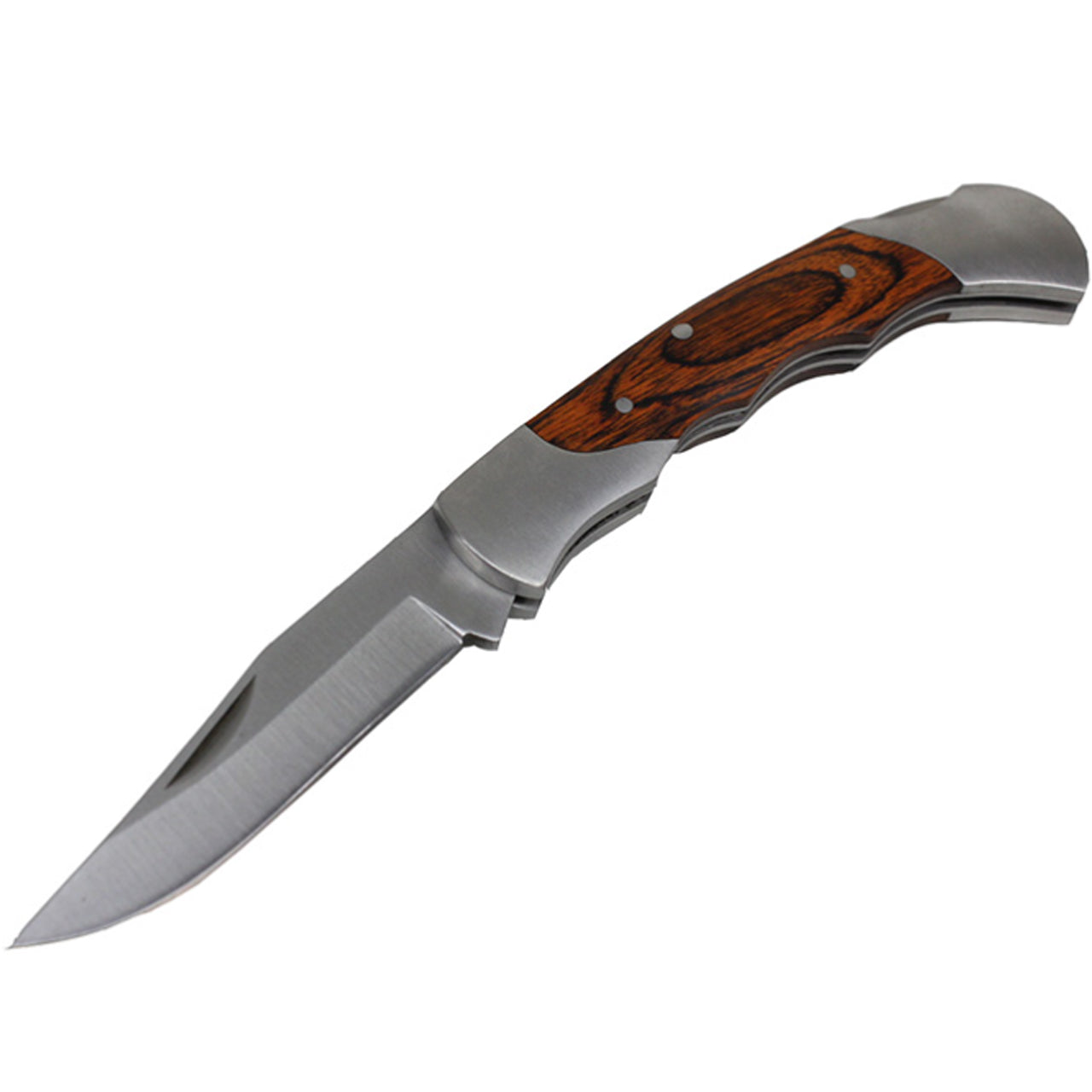 Great little EDC (every day carry) pocket knife. Be prepared for any inconveniences the day throws at you and with this sharp looking stainless-steel locking pocket knife and its wood handle. You’ll be able to do some quality box and envelope opening with this bad boy! 65mm Stainless Blade 170mm overall www.moralepatches.com.au