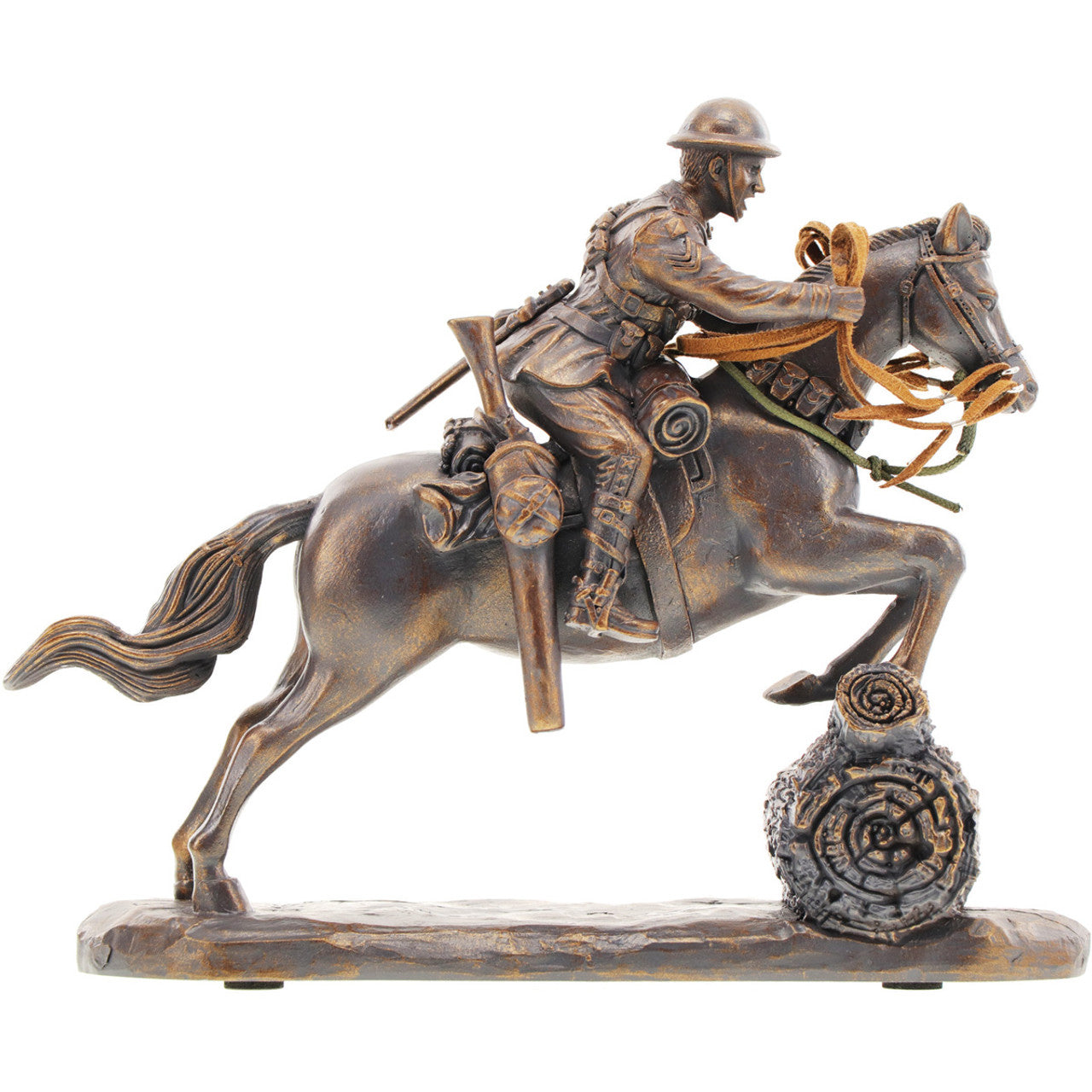 The Australian Light Horse in France is a stunning figurine that pays tribute to the brave men and their loyal Waler mounts who served in the Great War. After escaping the failed Gallipoli campaign, these men found themselves on the war-torn Western Front, where mounted offensive operations were generally unsuited. www.moralepatches.com.au