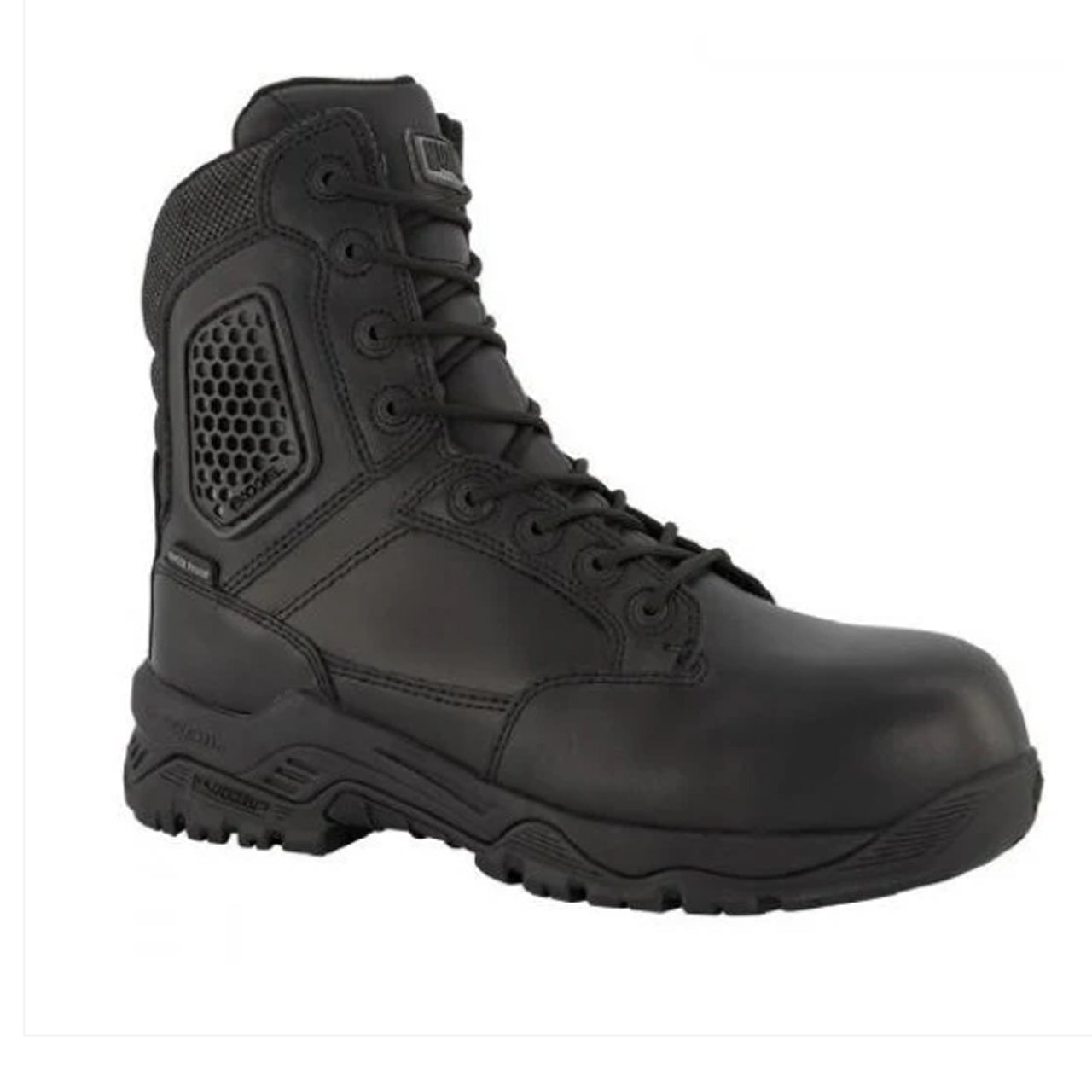 Engineered for tactical excellence, the Magnum Strike Force 8.0 boots feature premium full grain leather uppers and breathable mesh lining for exceptional comfort. The contoured MPACT POWER PU insole and RECOIL midsole deliver superior cushioning and impact absorption www.moralepatches.com.au