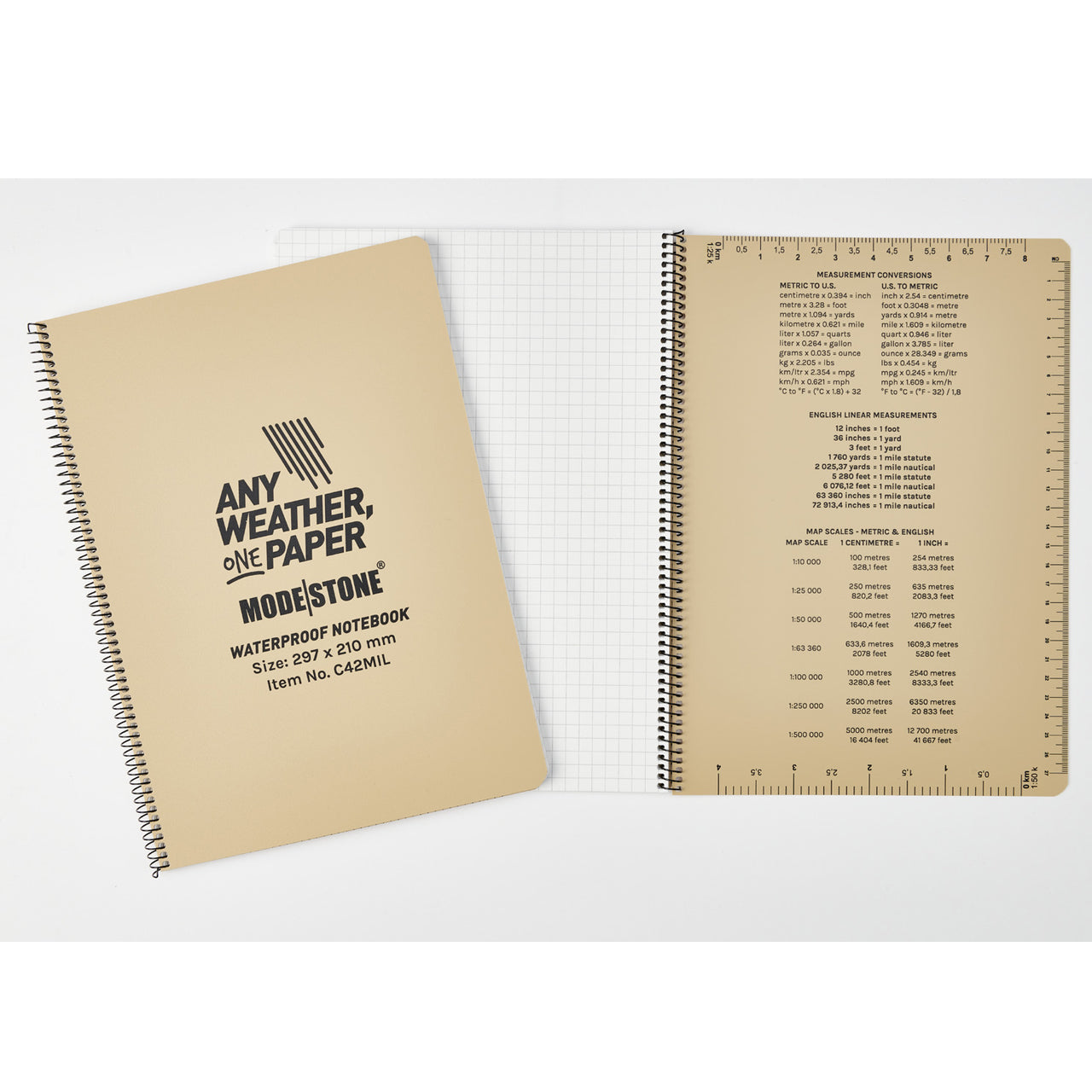 Experience the ultimate solution for your writing needs in the field with the Modestone C42MIL Side Spiral Notepad! Perfect for diagrams and step-by-step instructions, this A4-sized notebook will be a valuable tool for officers in the HQ tent. Quickly access important notes and deliver powerful briefings to your troops with this all-weather notebook. www.moralepatches.com.au
