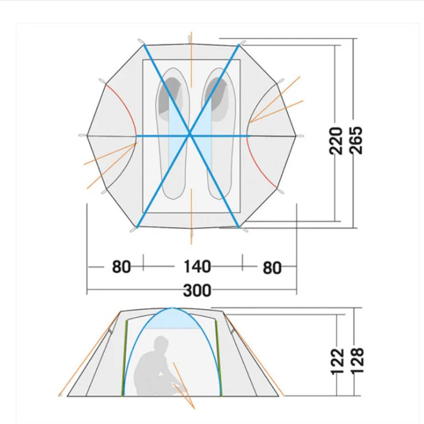 The Mountain Dome II is a robust 2-person tent which, due to its construction, only requires a small area for erection. It is therefore a good choice if you are camping in mountainous terrain. In addition, the inner tent can be used alone, for example in warm regions. www.moralepatches.com.au