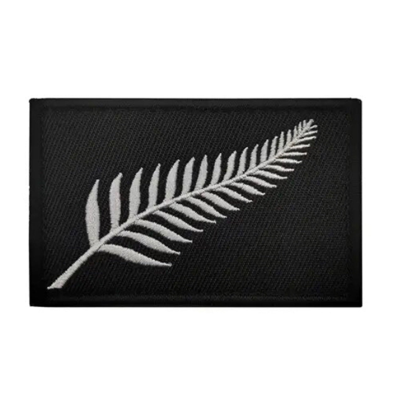 New Zealand Fern Iron On Patch. Great for attaching to your jackets, shirts, pants, jeans, hats. Size: 7.5x5.5cm www.moralepatches.com.au