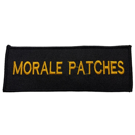 Enhance your uniform with a sleek and professional touch, thanks to our Custom Embroidered RAN & Navy Cadets Name Tag. Featuring striking gold lettering on a bold black background with a convenient plain or velcro backing, these tags are meticulously crafted in 145mmx 55mm size and come in elegant Upper Case font by default. Elevate your style and represent your unit with pride! www.moralepatches.com.au