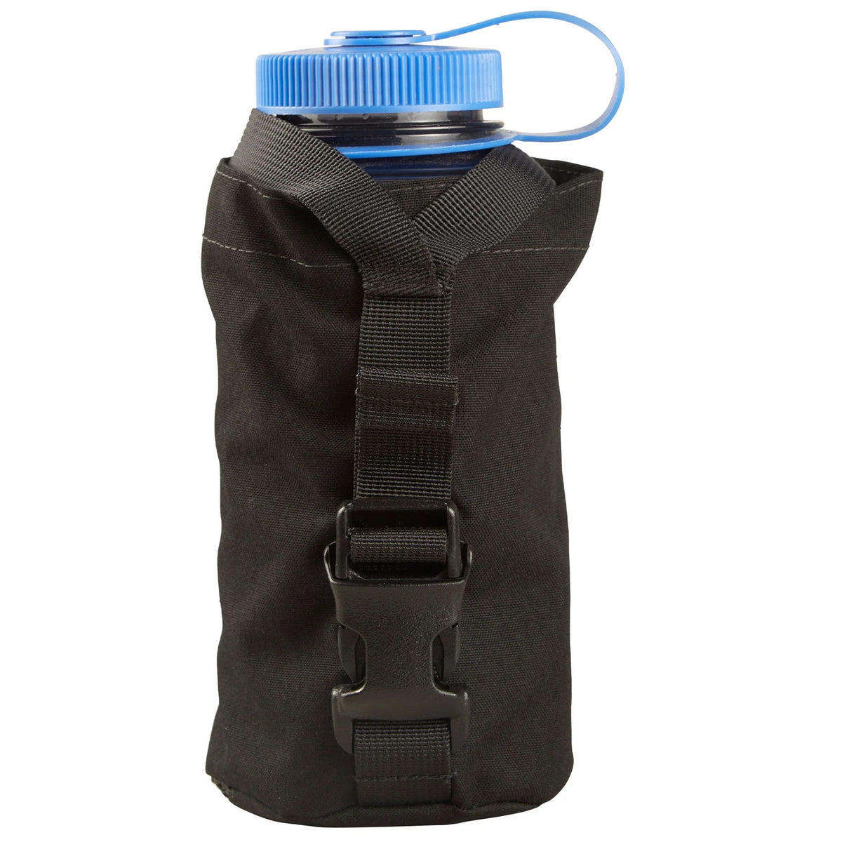 The Nalgene Bottle Pouch is designed to hold a 32oz wide or narrow mouth Nalgene bottle with a titanium cup, a 1L flask. It features a Y style strap with an ITW side release buckle to secure the bottle. www.moralepatches.com.au