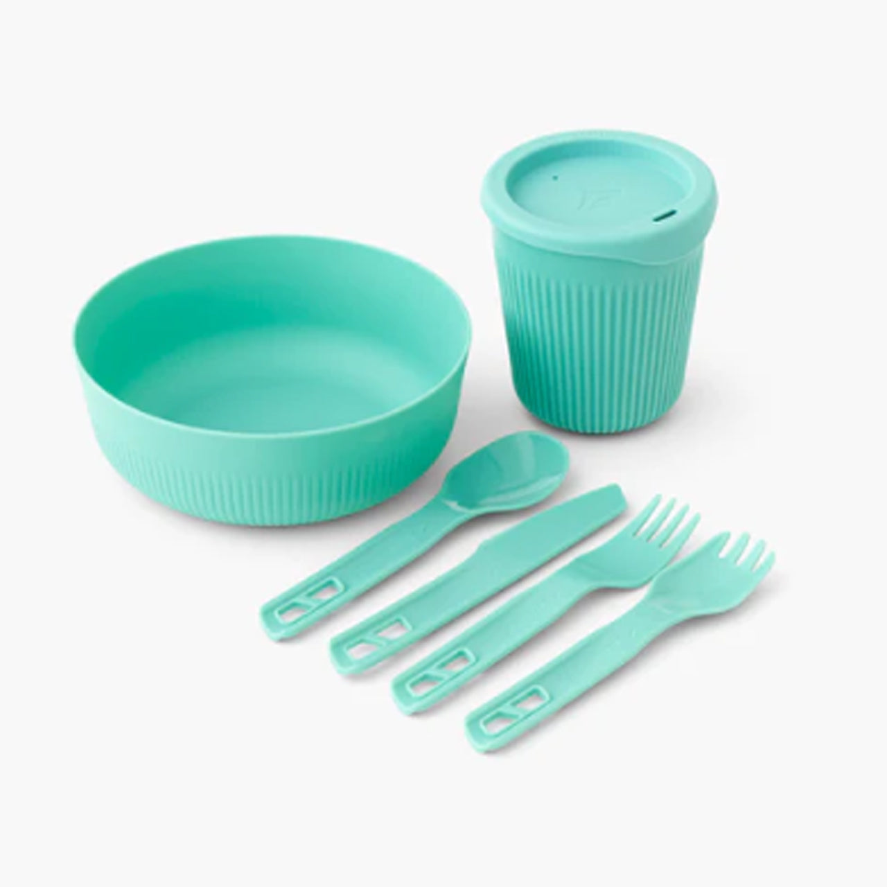 Light, strong and packable, the 6-piece Passage Dinnerware Set offers typical Sea to Summit functionality. Cool Grip sidewalls allow the user to hold the bowl and cup firmly, even when the contents are hot. Steep sidewalls keep food from spilling, and the curve between the walls and base perfectly matches our spoons and sporks. www.moralepatches.com.au