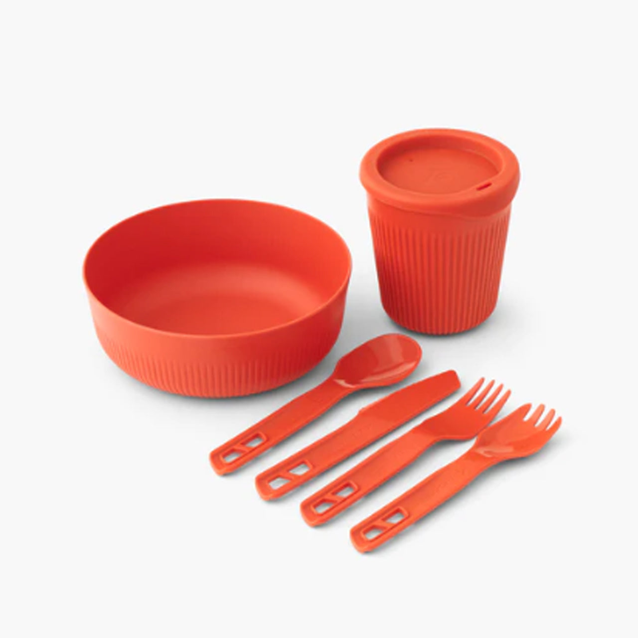 Light, strong and packable, the 6-piece Passage Dinnerware Set offers typical Sea to Summit functionality. Cool Grip sidewalls allow the user to hold the bowl and cup firmly, even when the contents are hot. Steep sidewalls keep food from spilling, and the curve between the walls and base perfectly matches our spoons and sporks. www.moralepatches.com.au