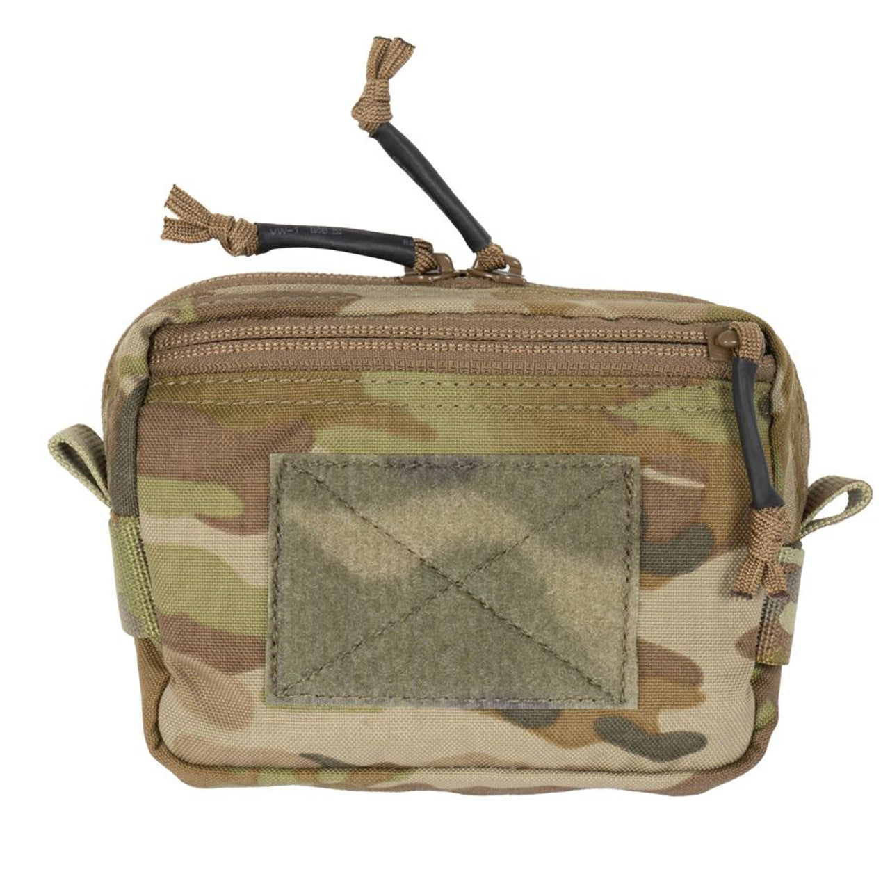 The Platatac 27 admin pouch is a small horizontally mounted zippered general purpose pouch. It features internal organisation and a small flat zippered front pocket. The 27 Admin pouch is perfect as a small quick access pouch mounted to assault packs, plate carriers, chest rigs, belts, etc. www.moralepatches.com.au