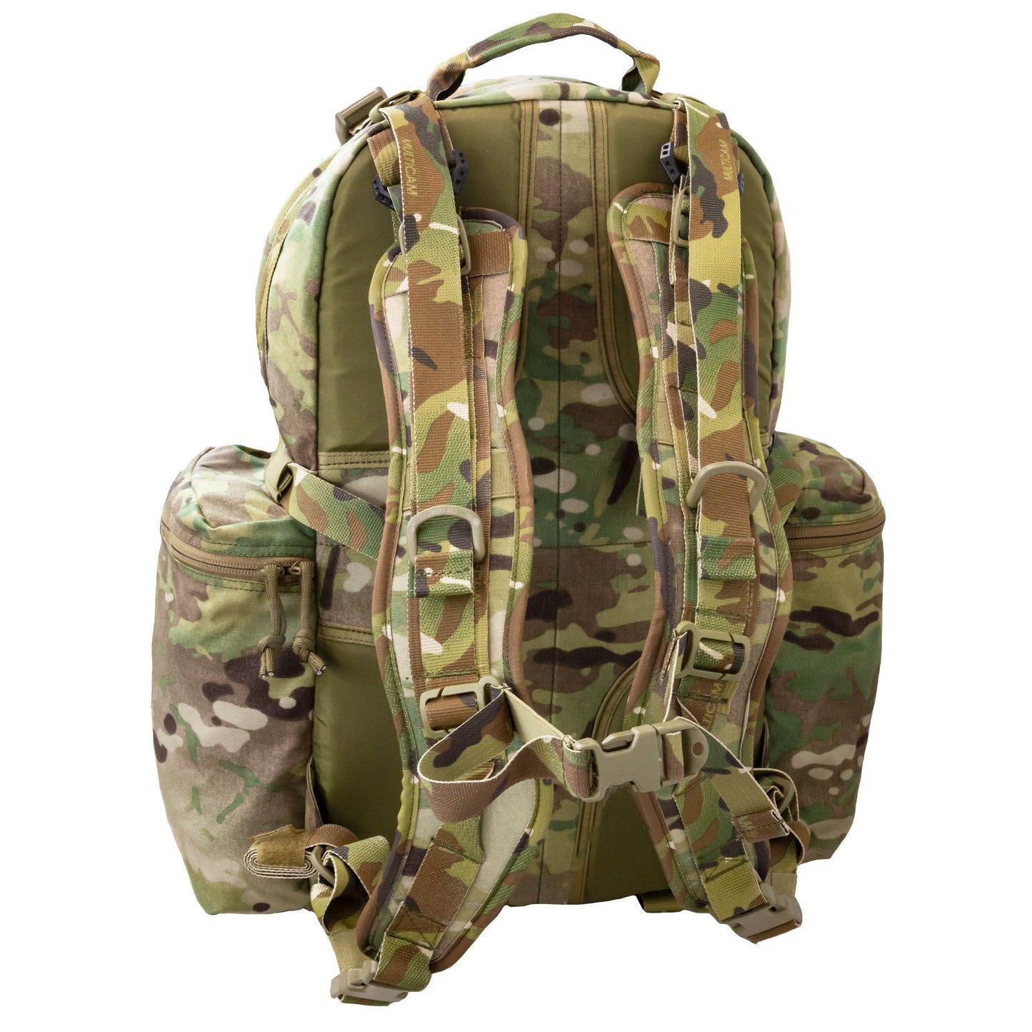 The built-in cradle in front comfortably fits a helmet or can be used as a storage compartment for clothing or other medium-size mission critical necessities. The cradle also features Velcro and non-Velcro MOLLE attachment points in front. www.moralepatches.com.au