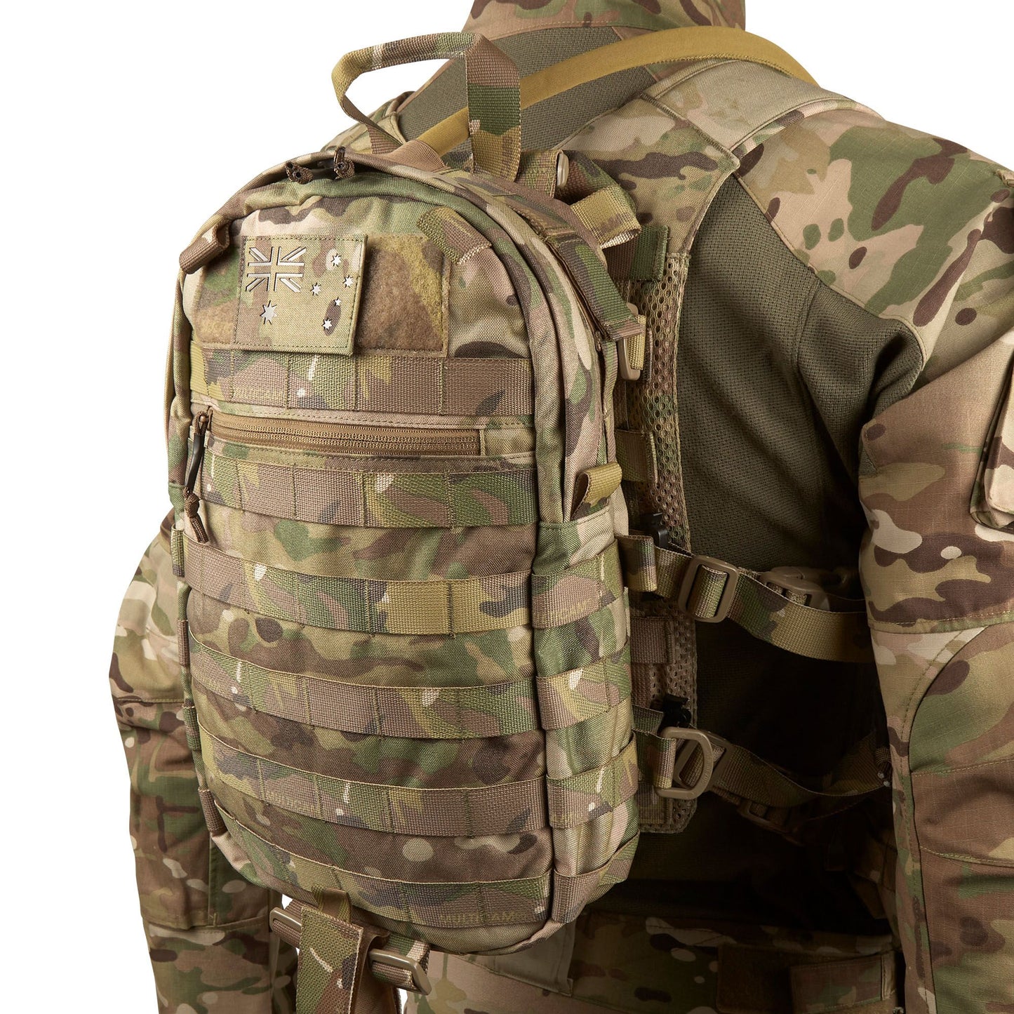 Much like the Alpha Modular, the Echo bridges the gap between Hydration Carriers and Day Packs. With multiple carriage options including Removable Shoulder Straps, MOLLE on capability, the Platatac Echo Hydration Pack is the most versatile hydration solution on the market. www.moralepatches.com.au