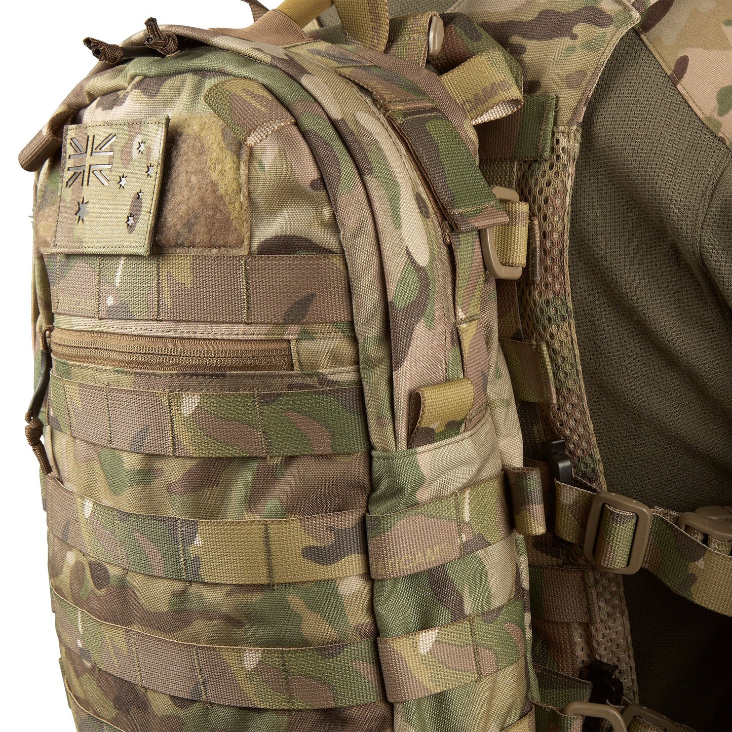 Much like the Alpha Modular, the Echo bridges the gap between Hydration Carriers and Day Packs. With multiple carriage options including Removable Shoulder Straps, MOLLE on capability, the Platatac Echo Hydration Pack is the most versatile hydration solution on the market. www.moralepatches.com.au